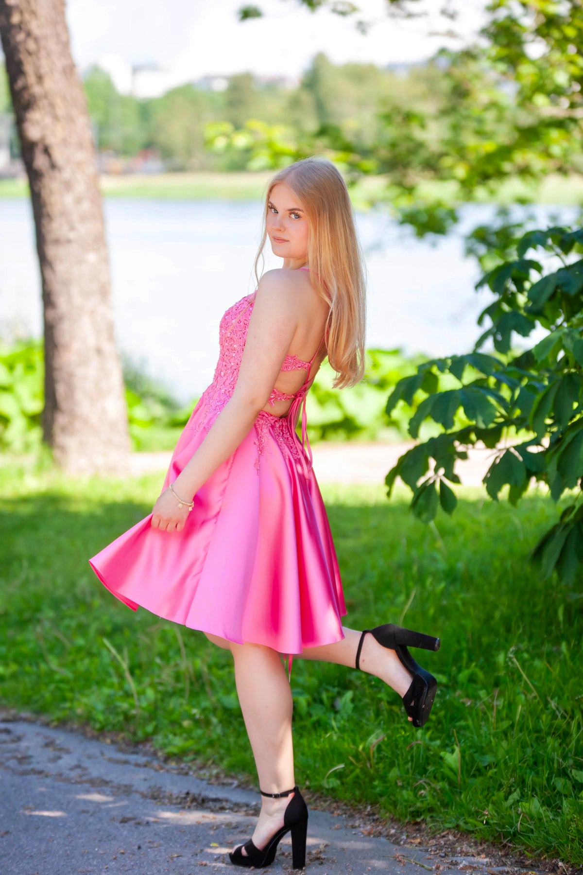 JUHLAMEKKO H6121SS-SATIN BARBIEPINK