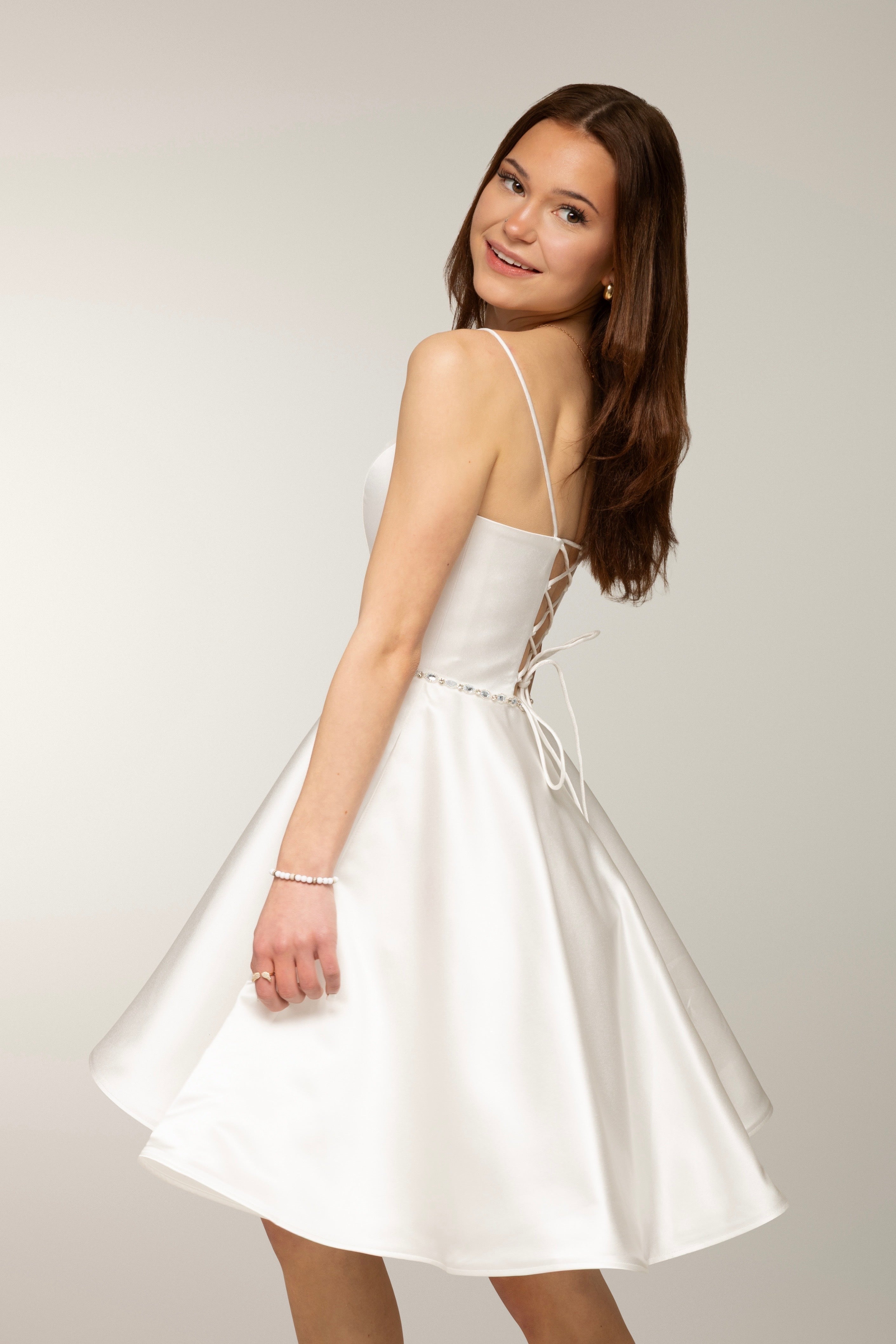 DRESS H4442S-SPECIAL IVORY