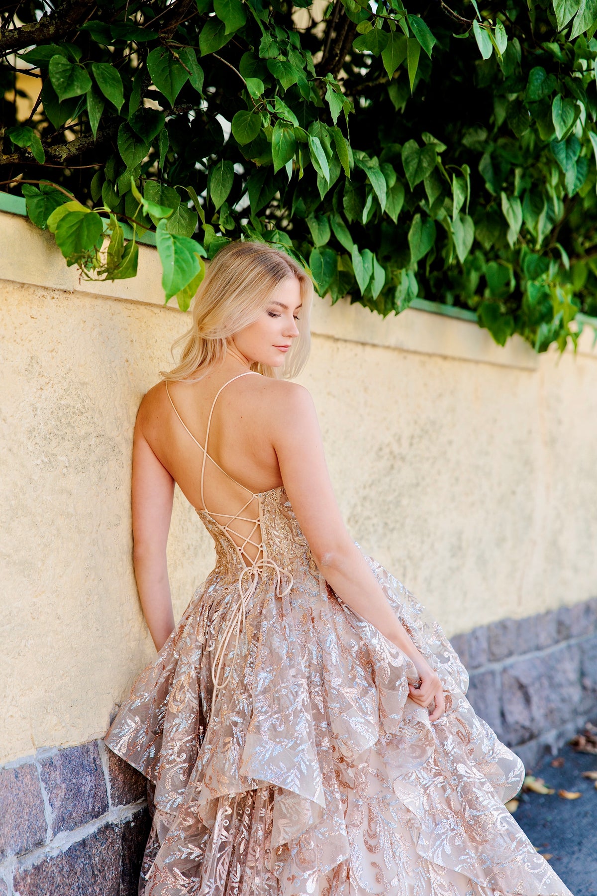 VANHOJENTANSSIMEKKO JEWEL ROSEGOLD