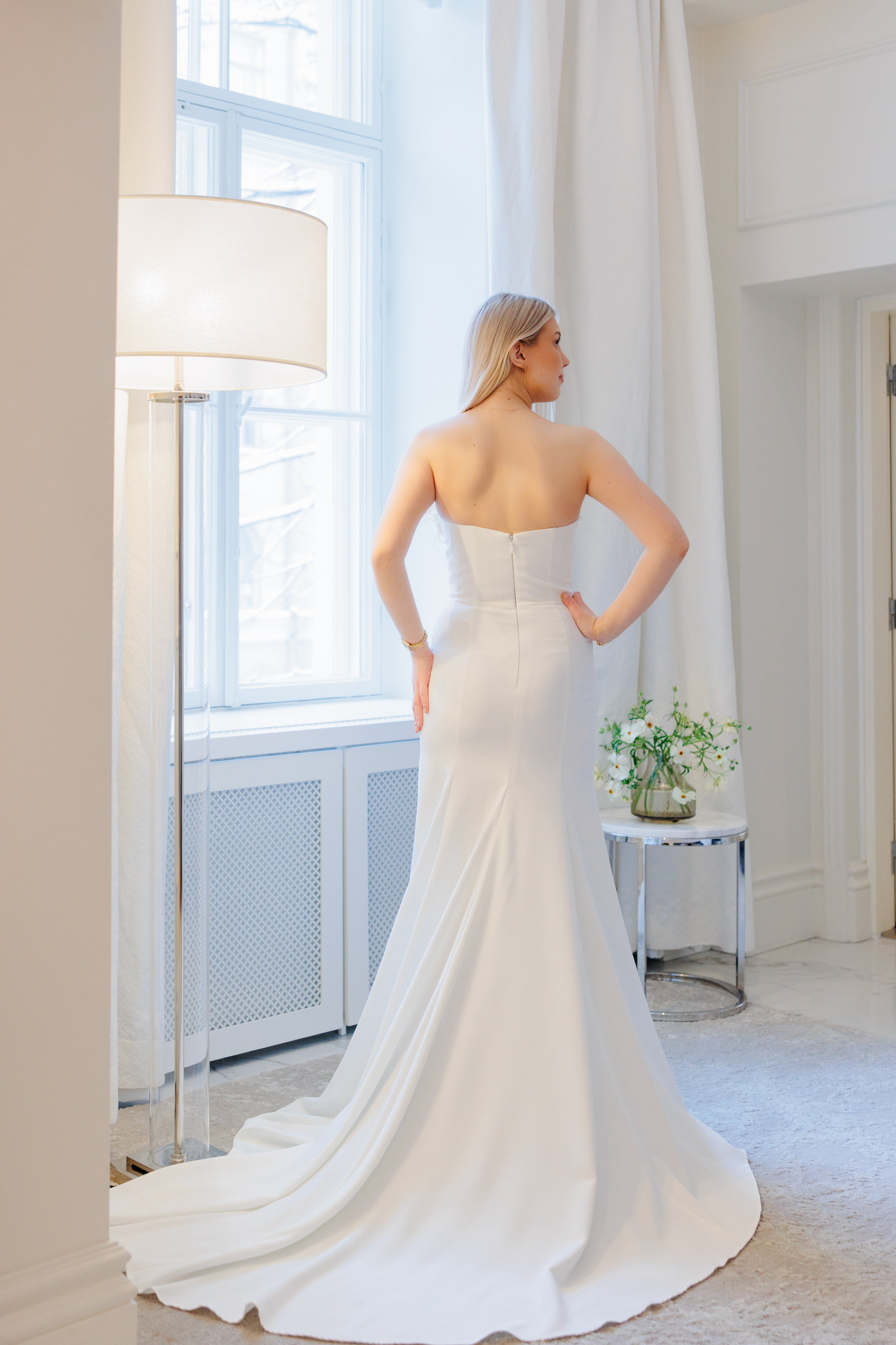 WEDDING DRESS H4851W-JERSEY