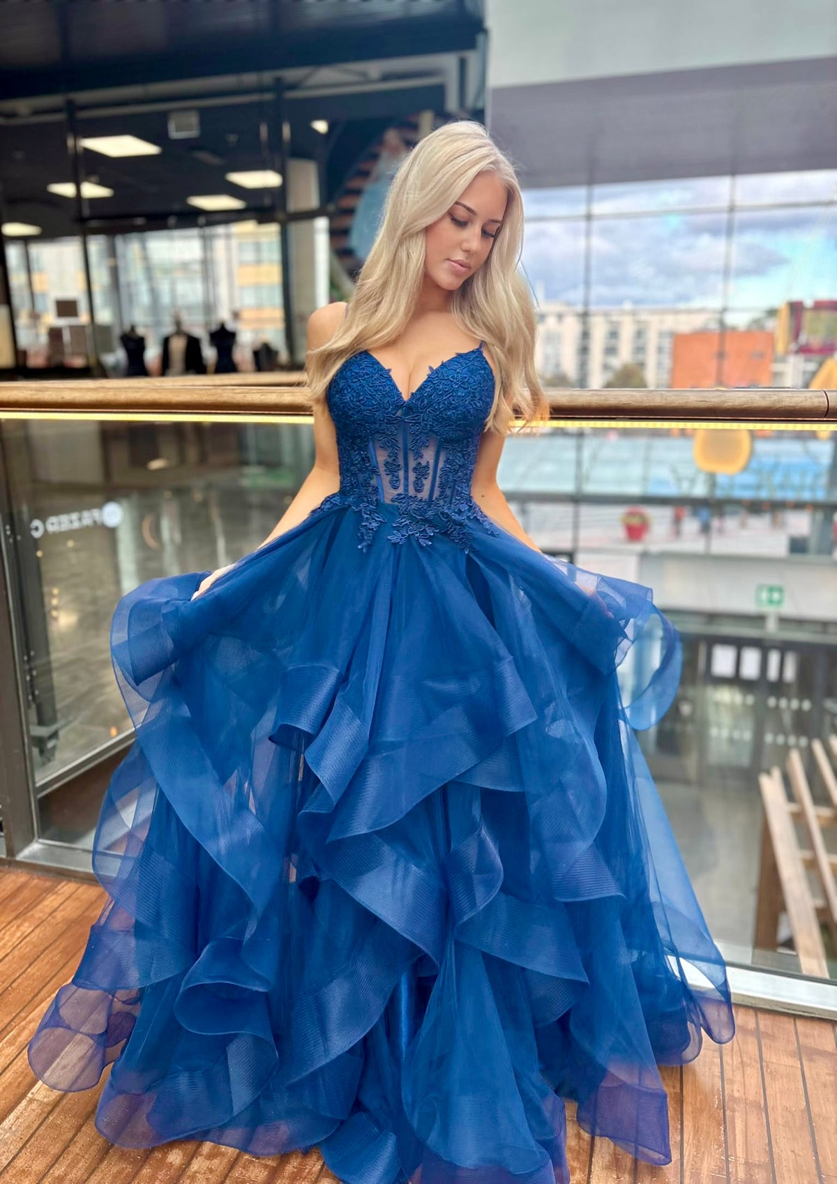PROM DRESS H6120P MIDNIGHT