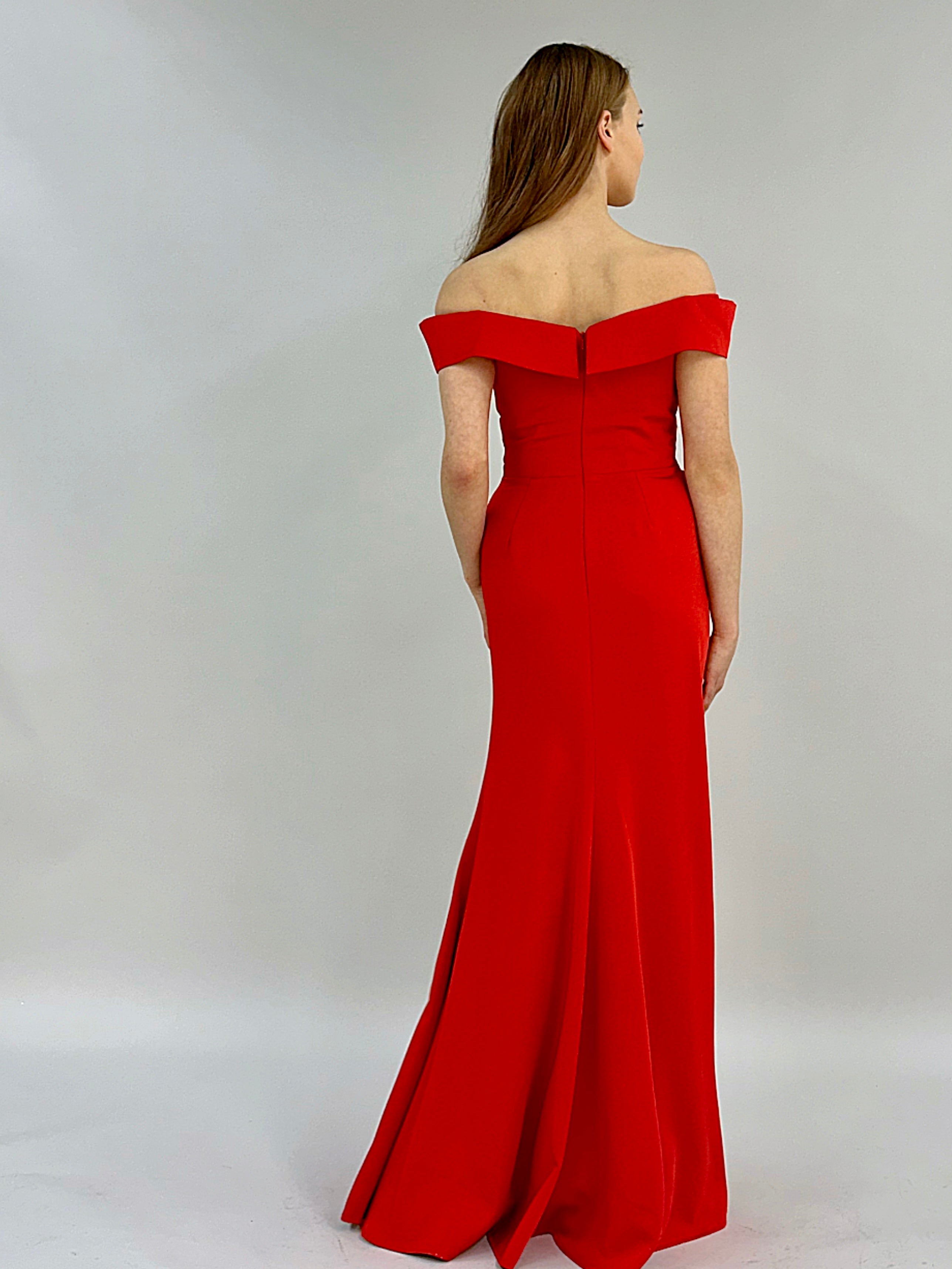 EVENING DRESS H4689L RED