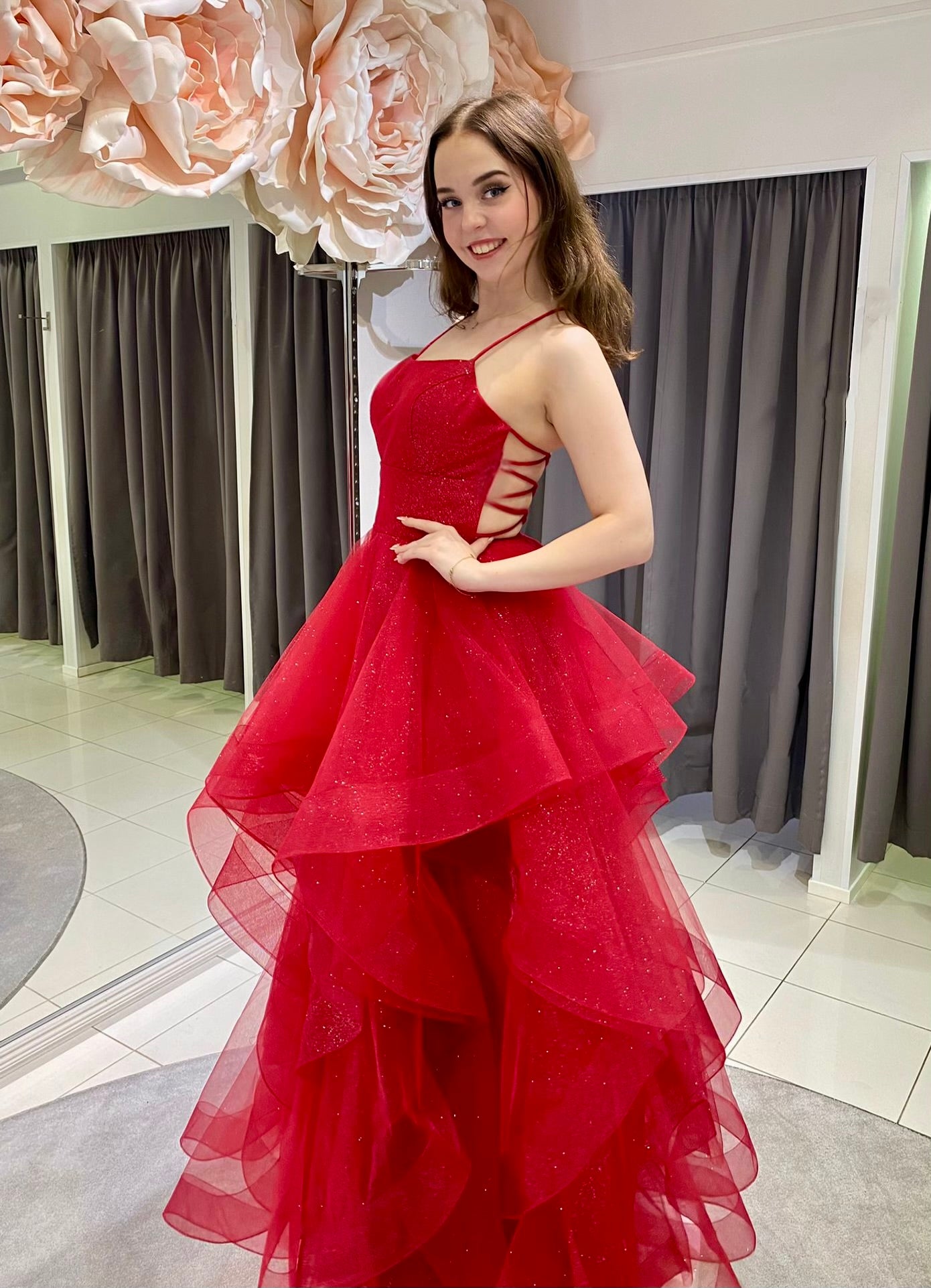 VANHOJENTANSSIMEKKO U4709PS-STARLITE DARKRED