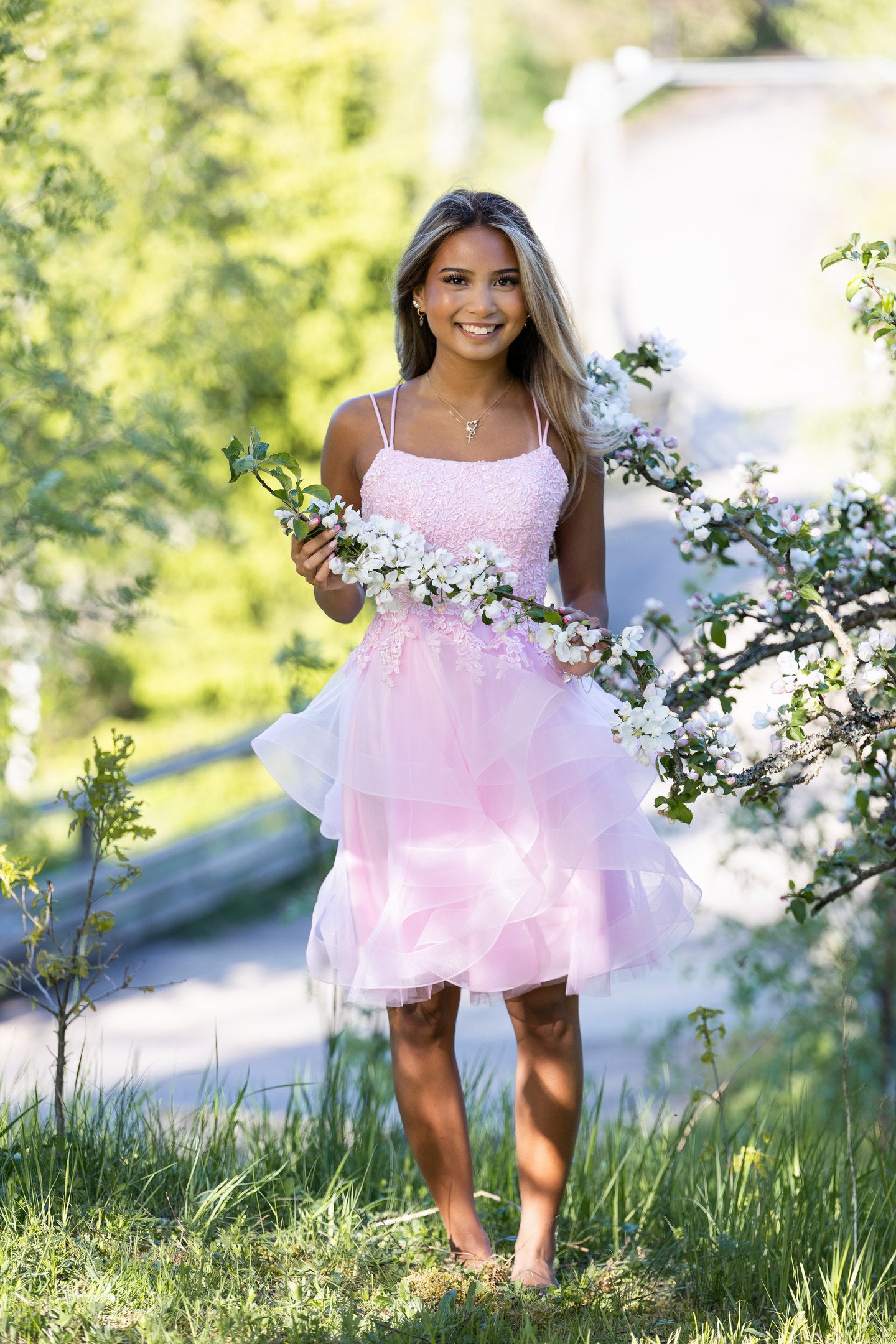 JUHLAMEKKO H4471SS-TULLE ROSEPINK