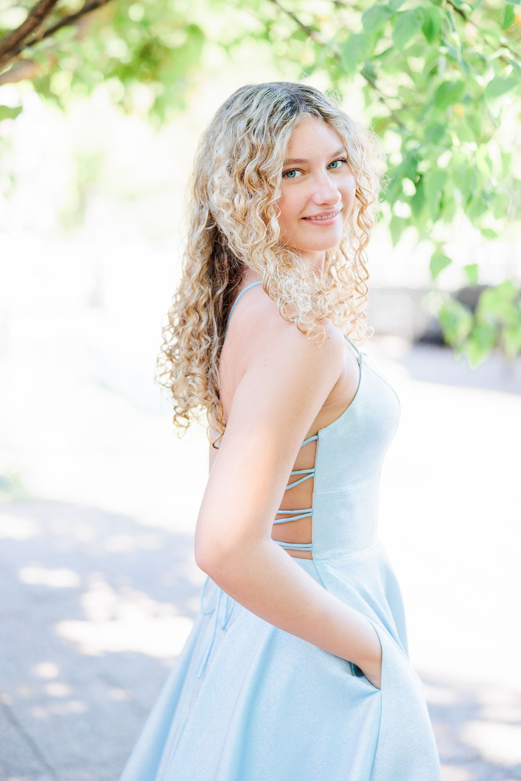 VANHOJENTANSSIMEKKO X5004P LIGHT BLUE