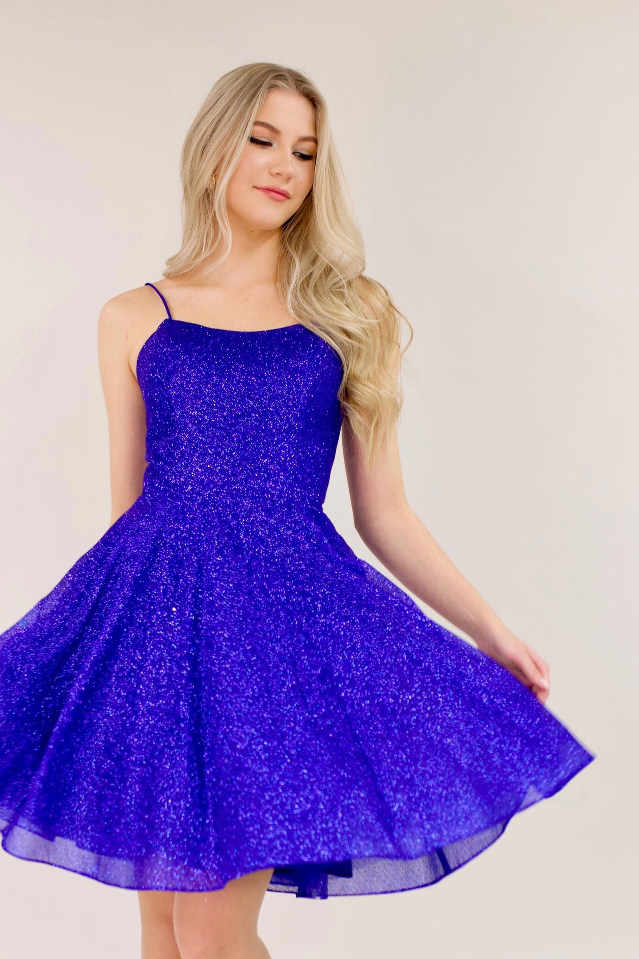 DRESS U4442S-CRYSTAL ROYALBLUE
