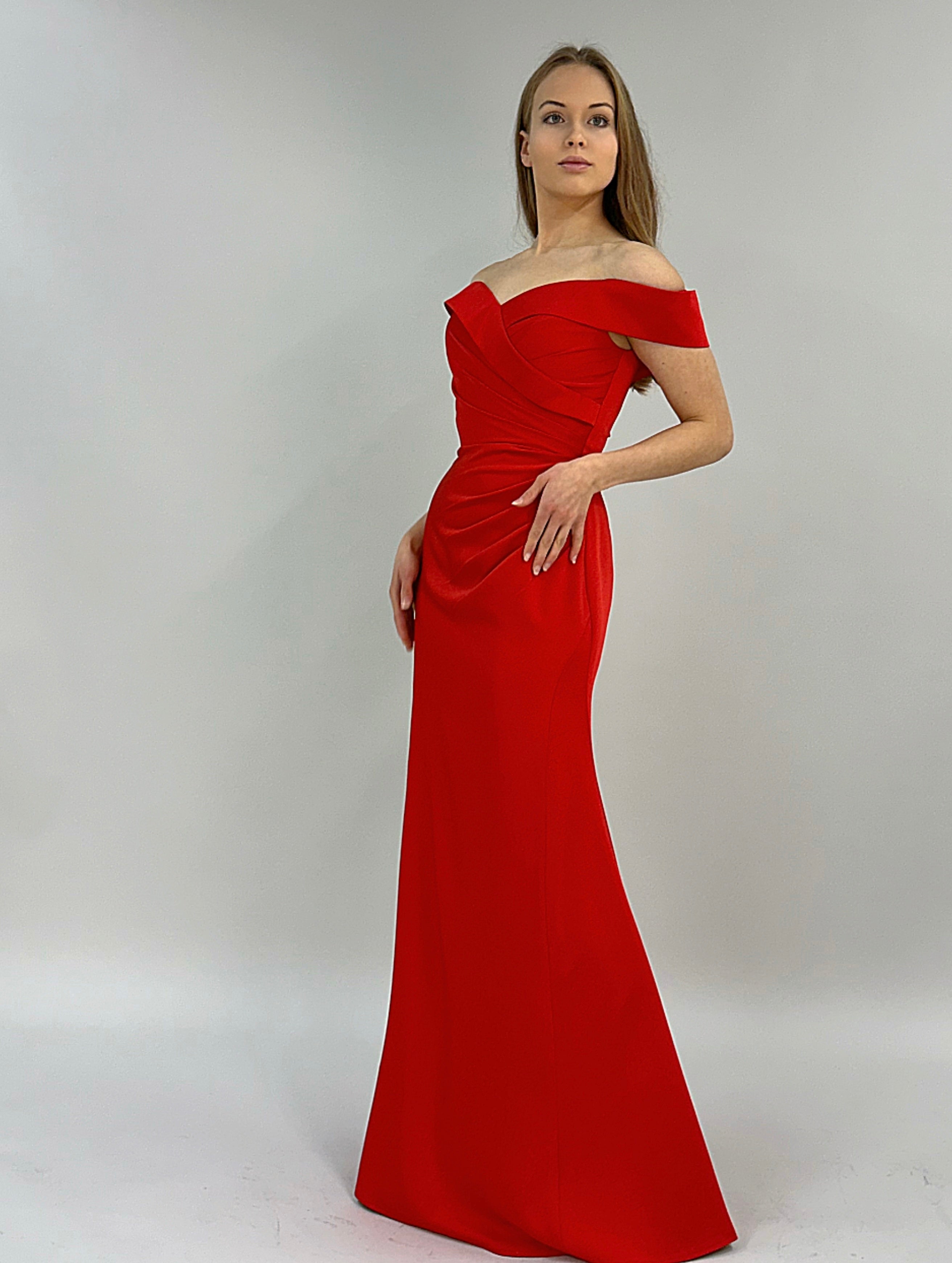 EVENING DRESS H4689L RED