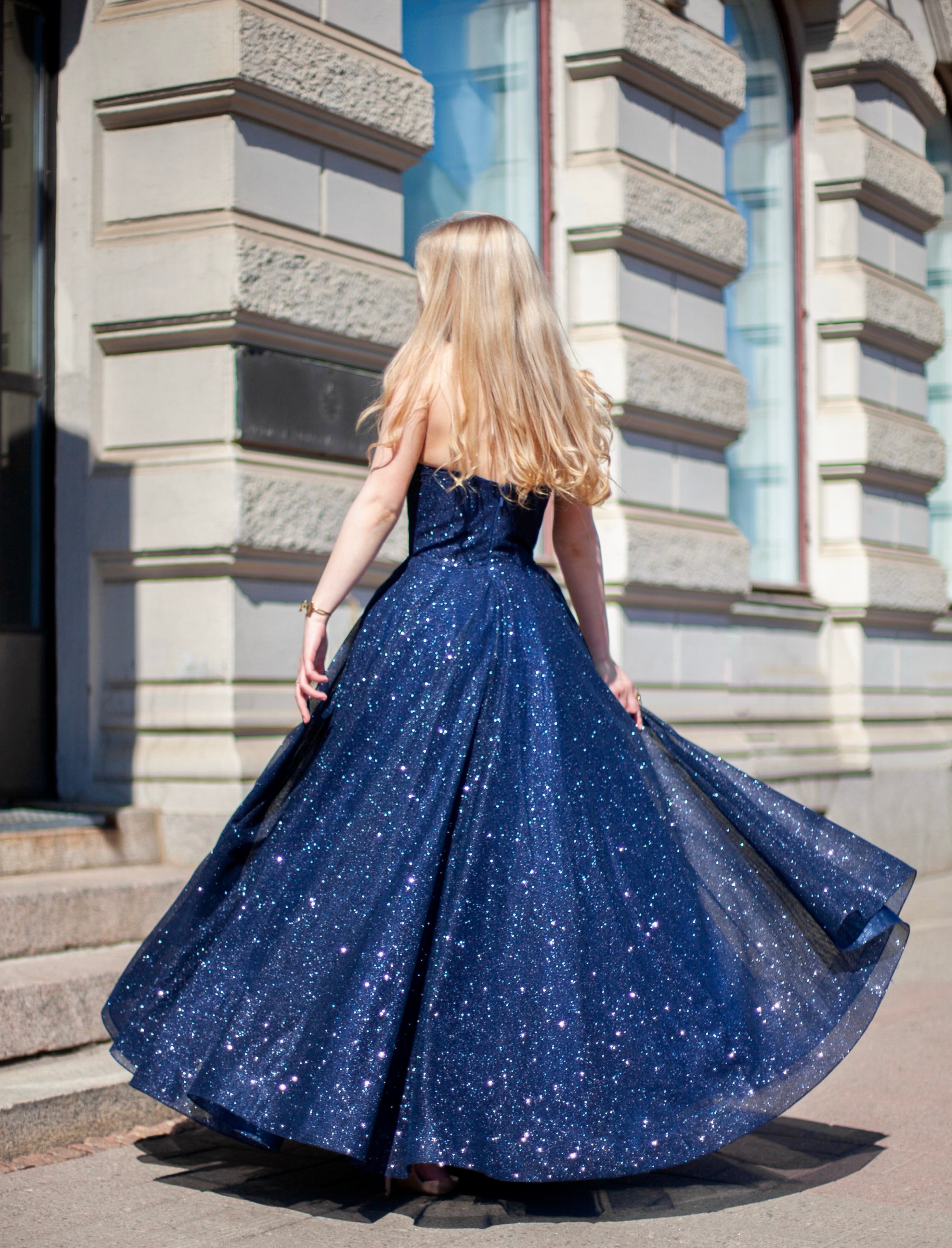 VANHOJENTANSSIMEKKO U4720P-CRYSTAL NAVY