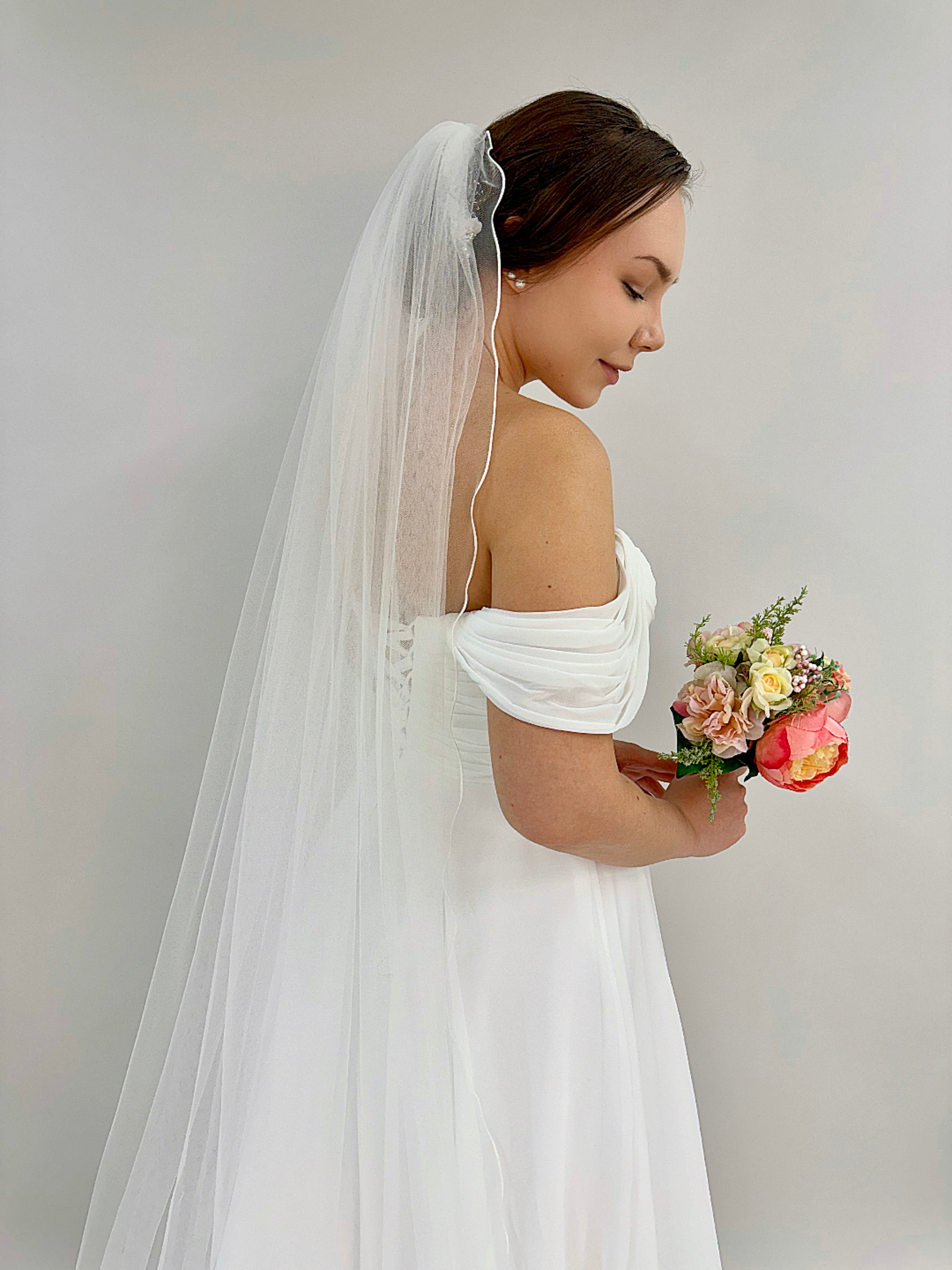 WEDDING DRESS H4504W-CHIFFON