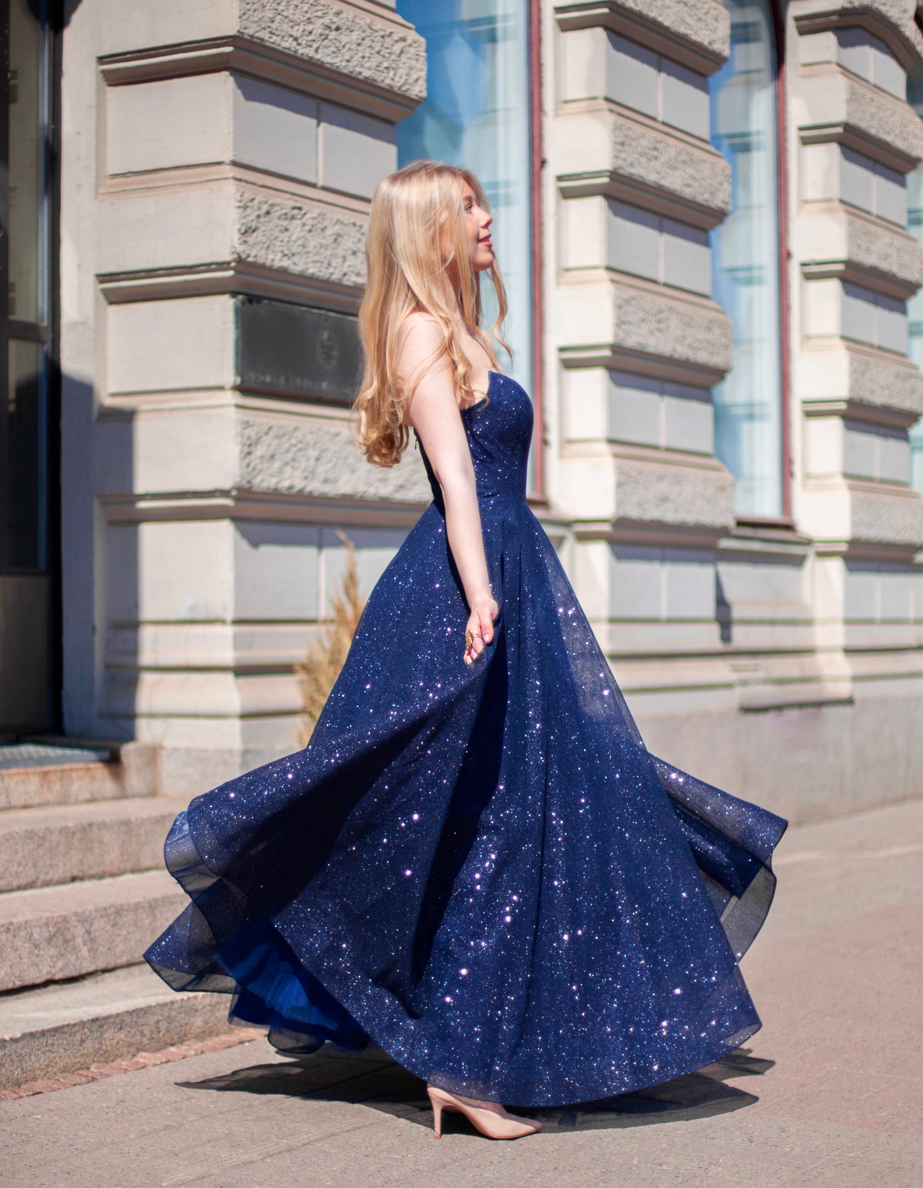 VANHOJENTANSSIMEKKO U4720P-CRYSTAL NAVY