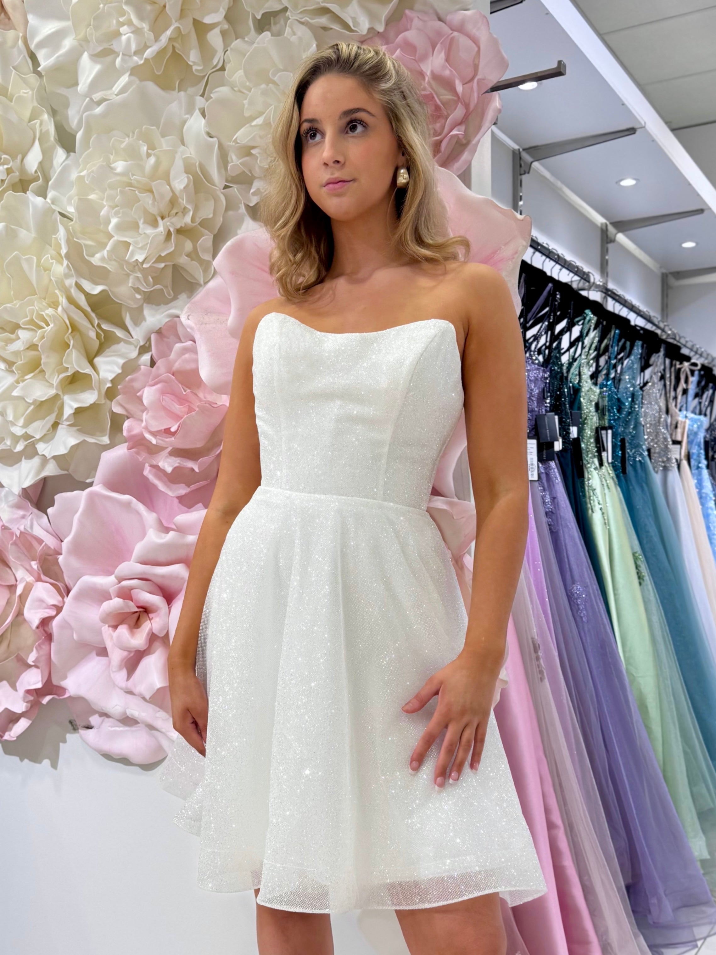 DRESS U4720S-CRYSTAL IVORY