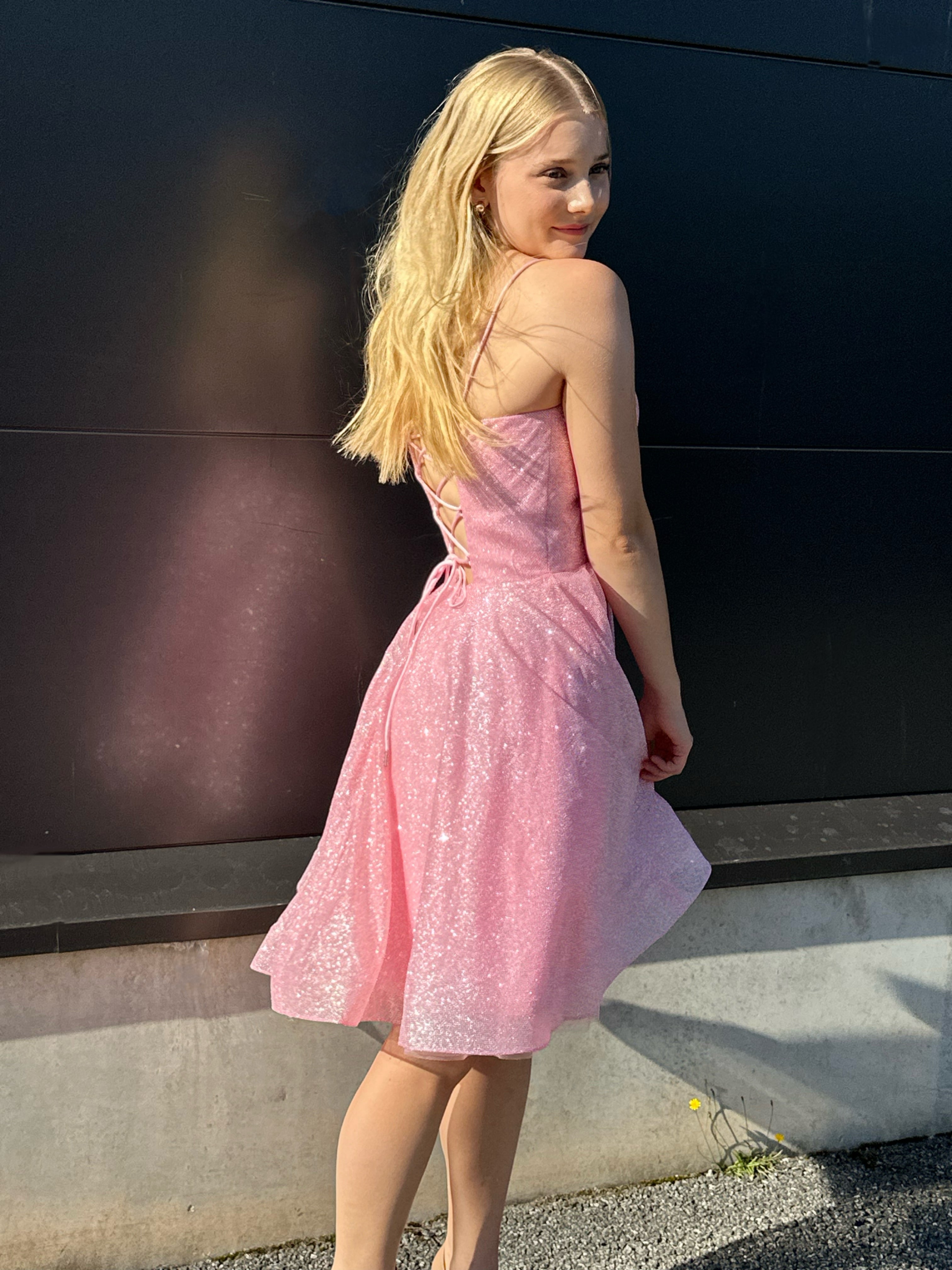 DRESS U4442S-CRYSTAL CANDYPINK