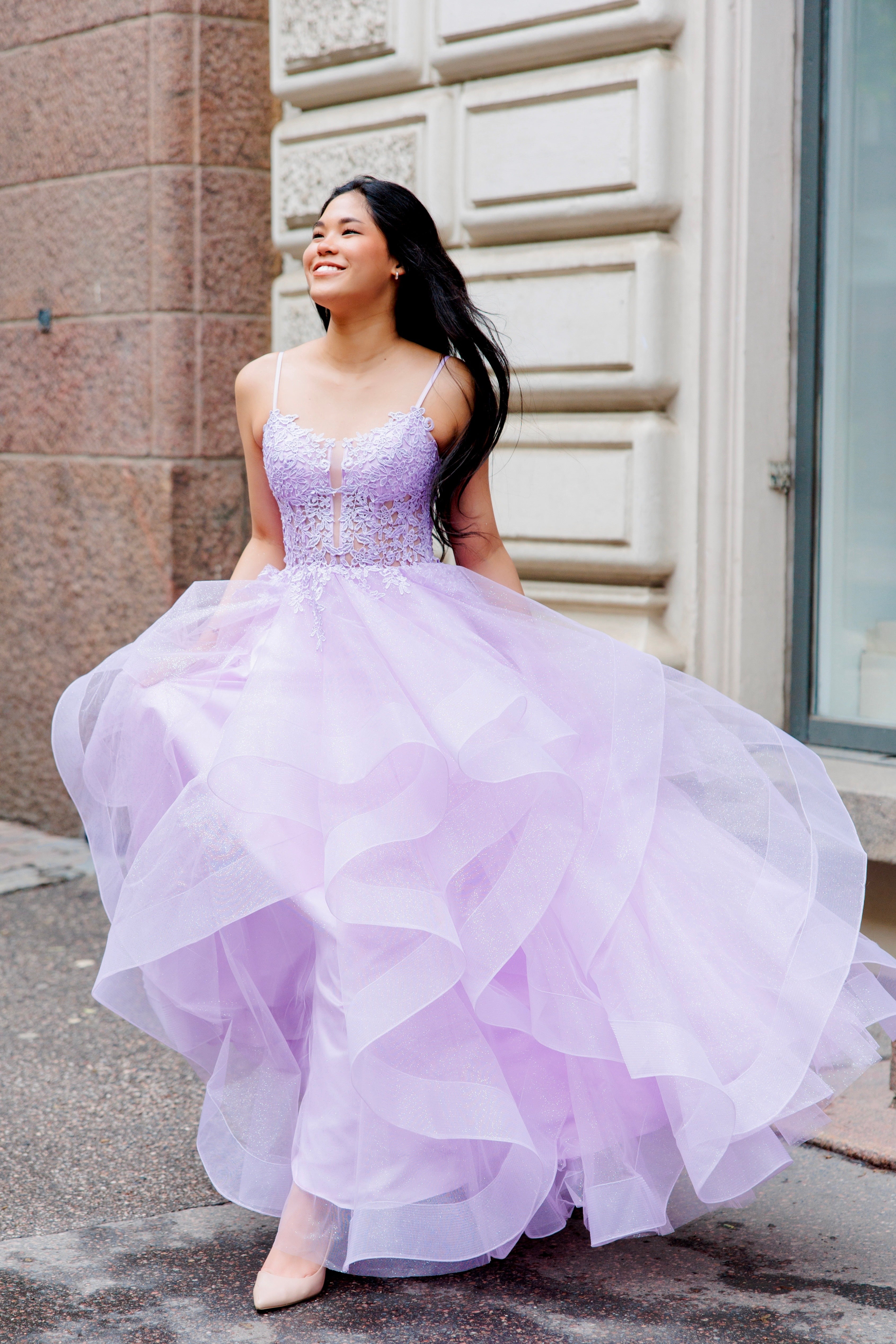 VANHOJENTANSSIMEKKO U4671P-STARLITE LAVENDER
