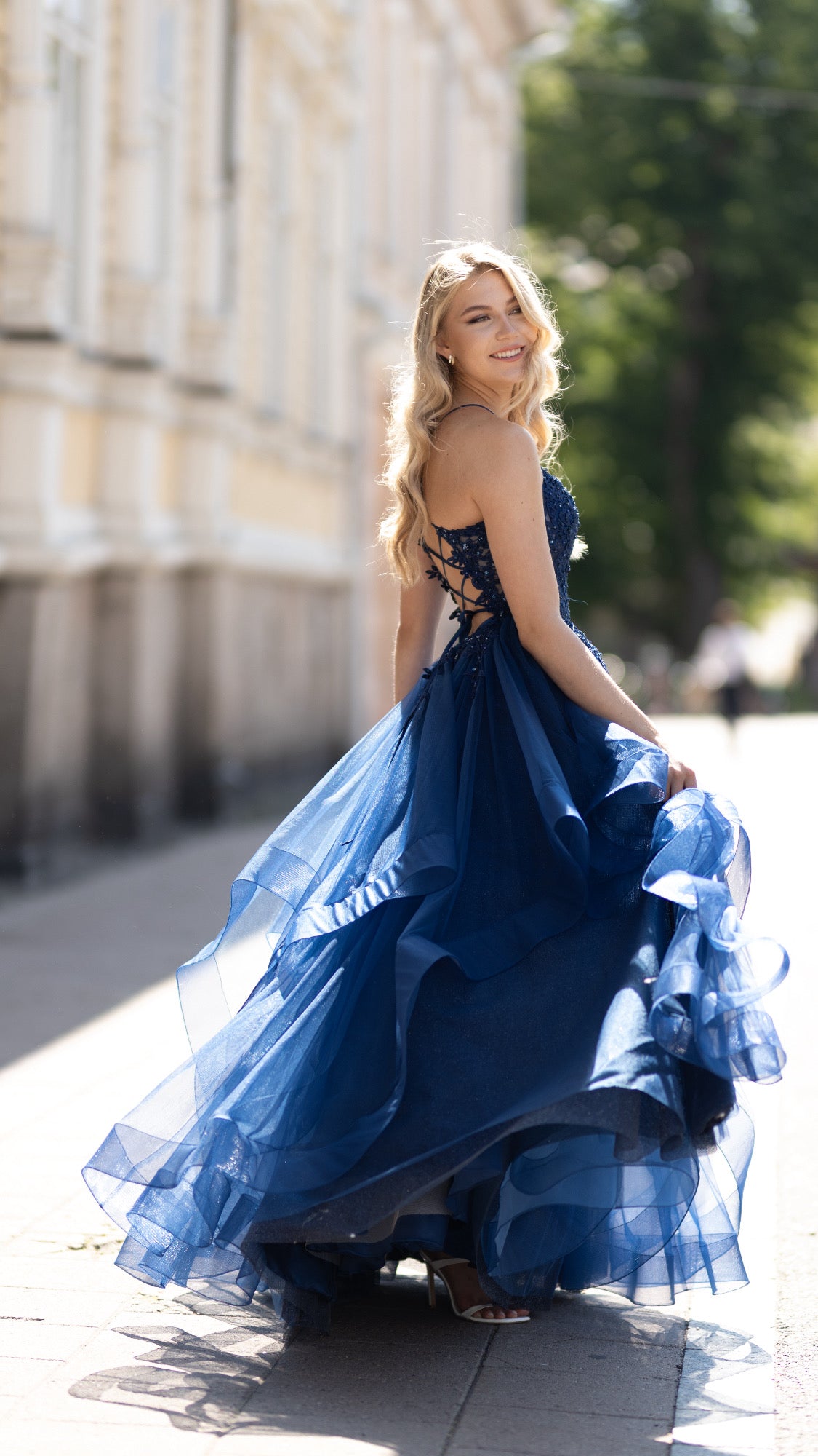 VANHOJENTANSSIMEKKO U4705P-CRYSTAL NAVY