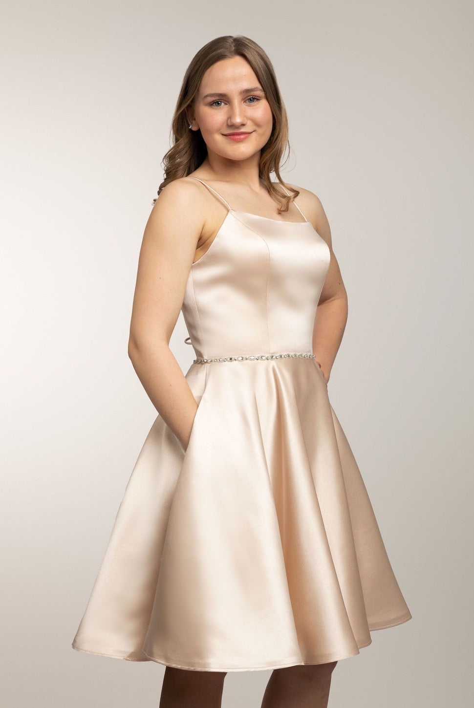 DRESS H4442S-SPECIAL NUDE