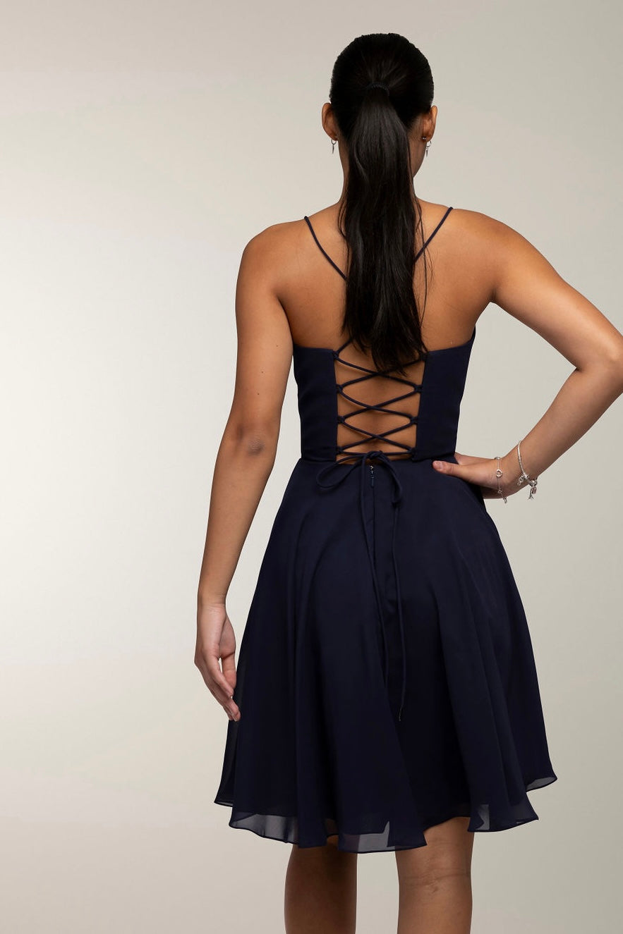 JUHLAMEKKO H4443SS-CHIFFON NAVY