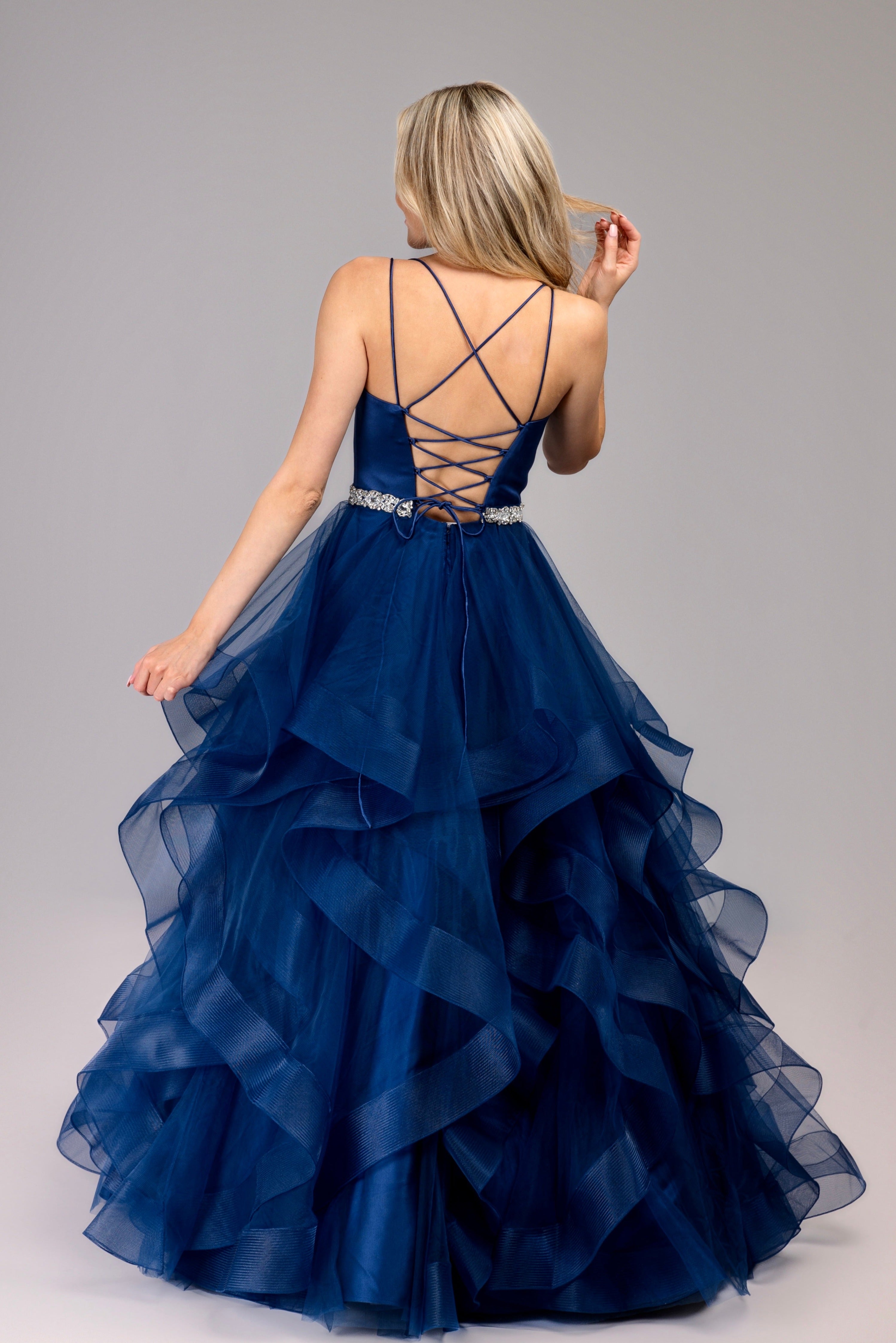 PROM DRESS H4507P MIDNIGHT