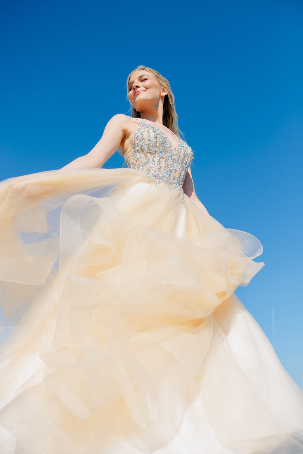 VANHOJENTANSSIMEKKO H4573P DARK CHAMPAGNE