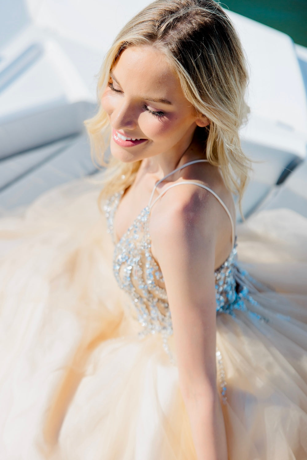 VANHOJENTANSSIMEKKO H4573P DARK CHAMPAGNE