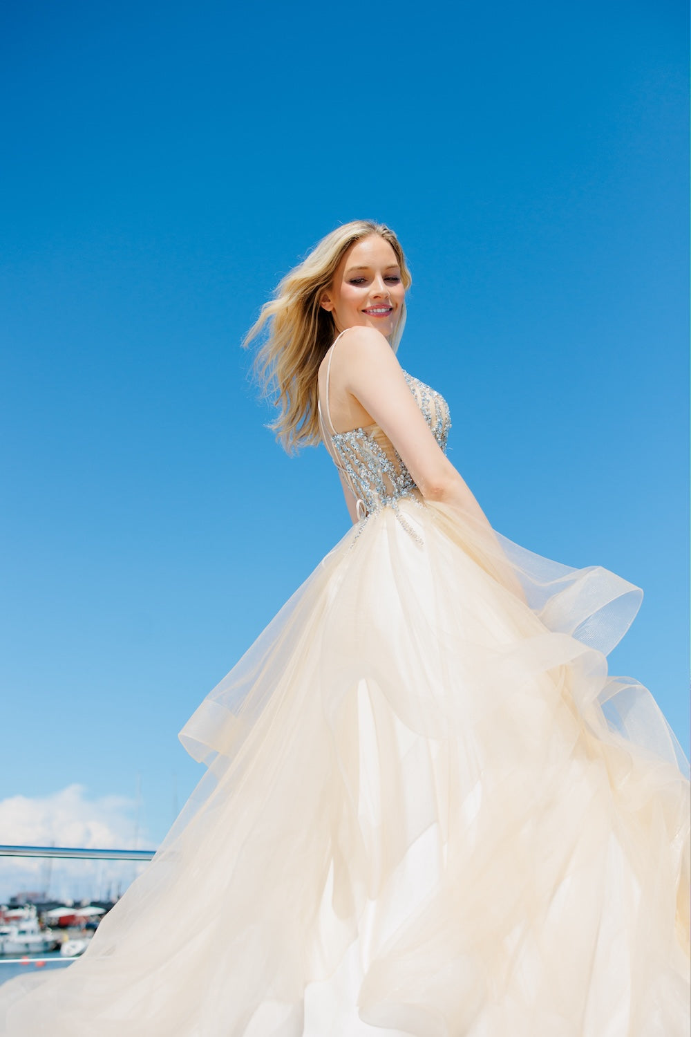 VANHOJENTANSSIMEKKO H4573P DARK CHAMPAGNE