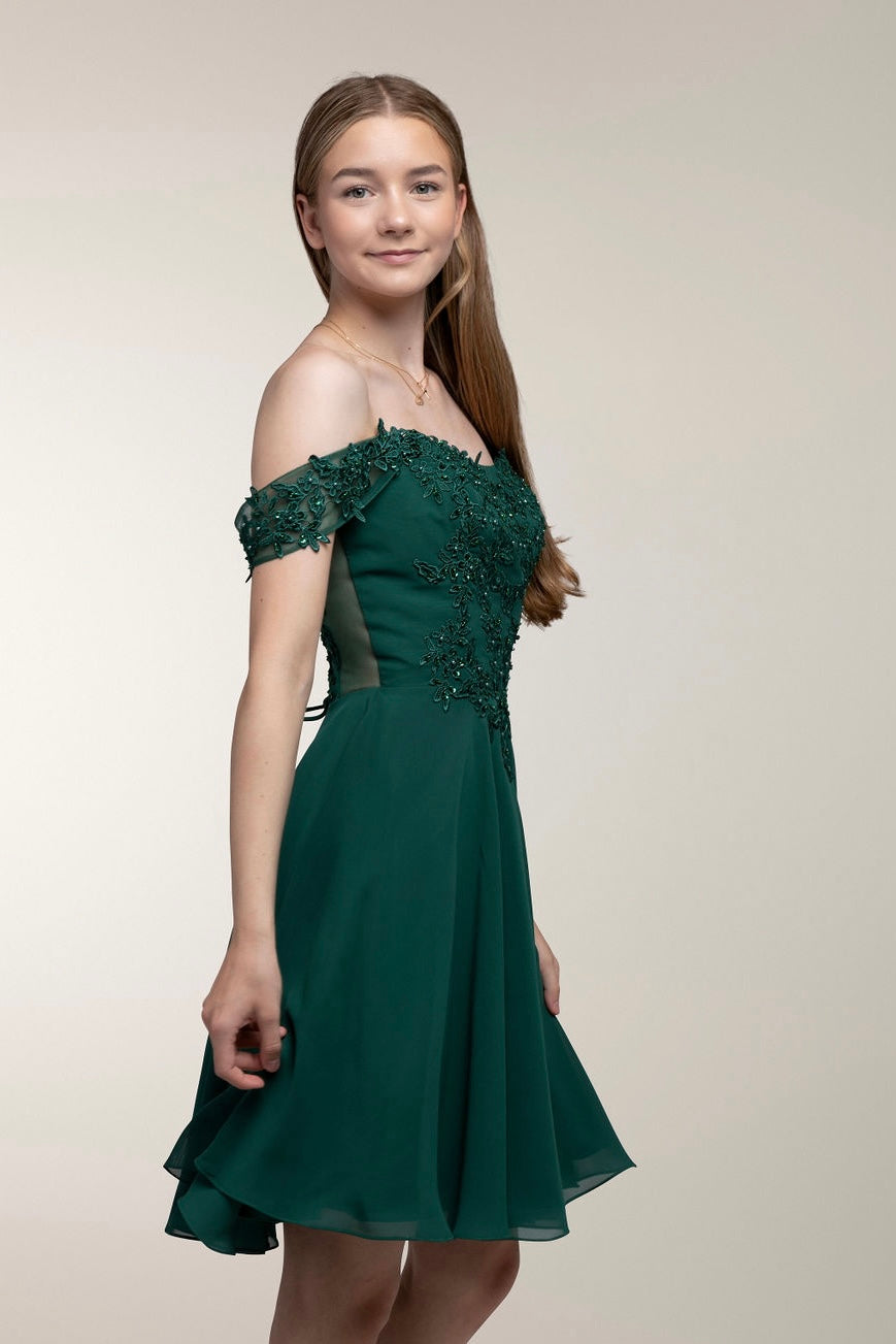 JUHLAMEKKO H4607S-CHIFFON DARK GREEN