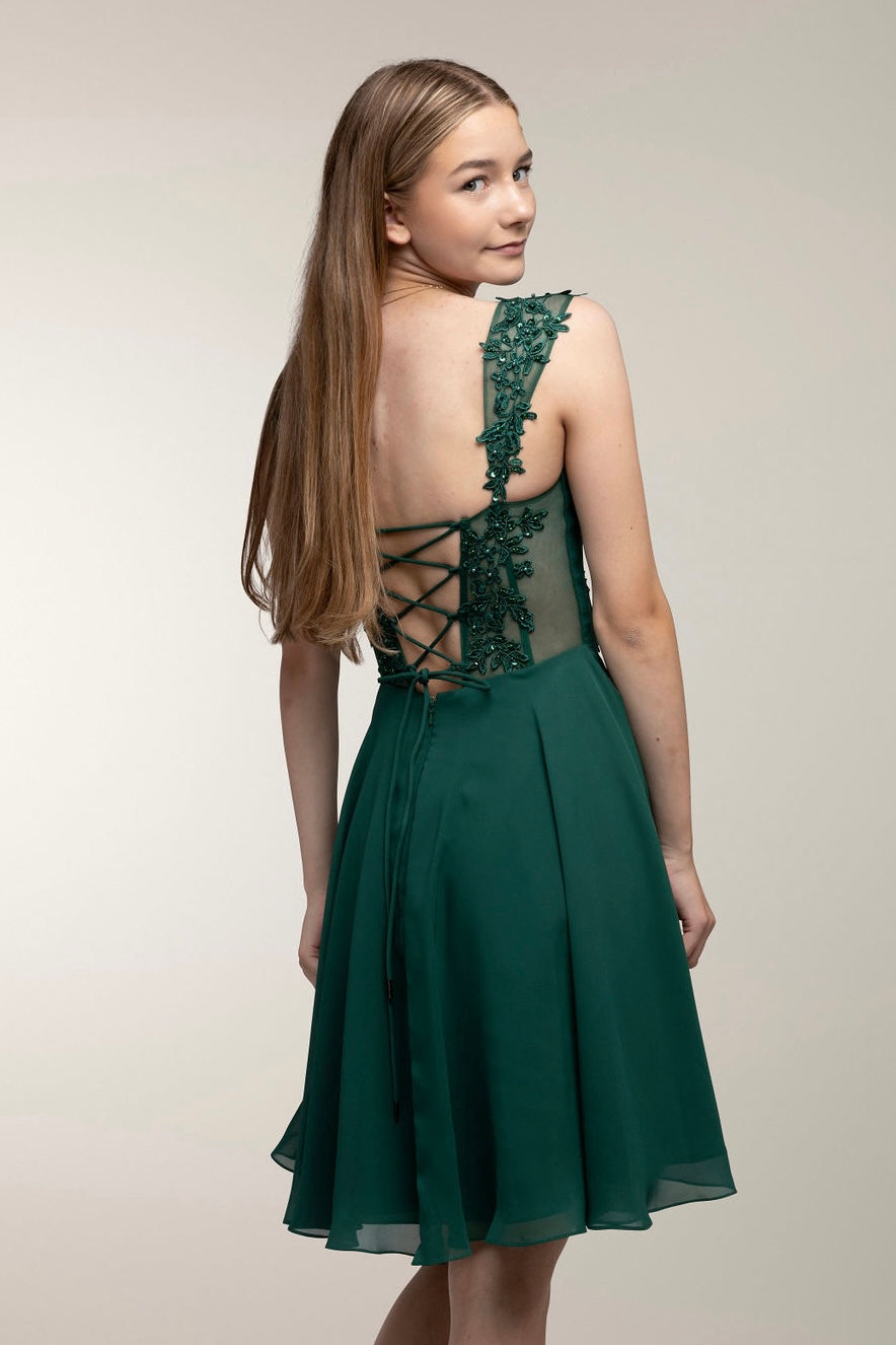 JUHLAMEKKO H4607S-CHIFFON DARK GREEN