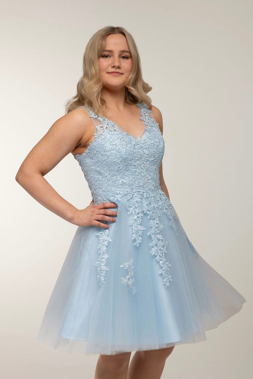JUHLAMEKKO "LOTTA" H4620S-TULLE ICEBLUE