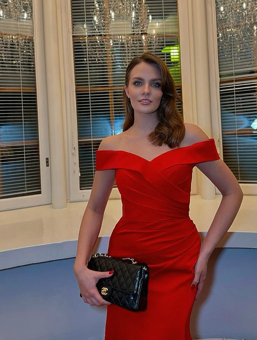 EVENING DRESS H4689L RED