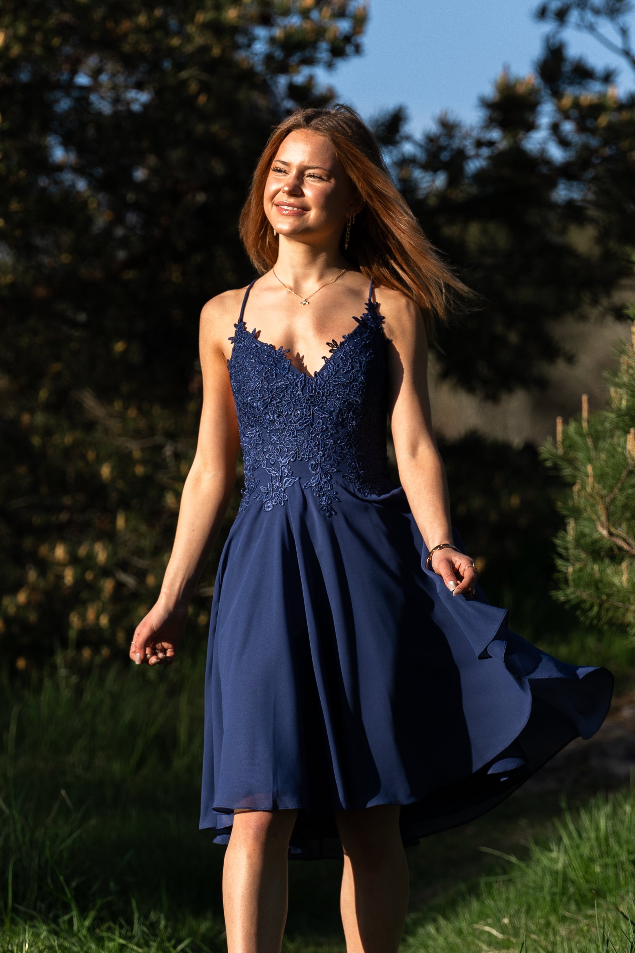 JUHLAMEKKO H4619S-CHIFFON MIDNIGHT
