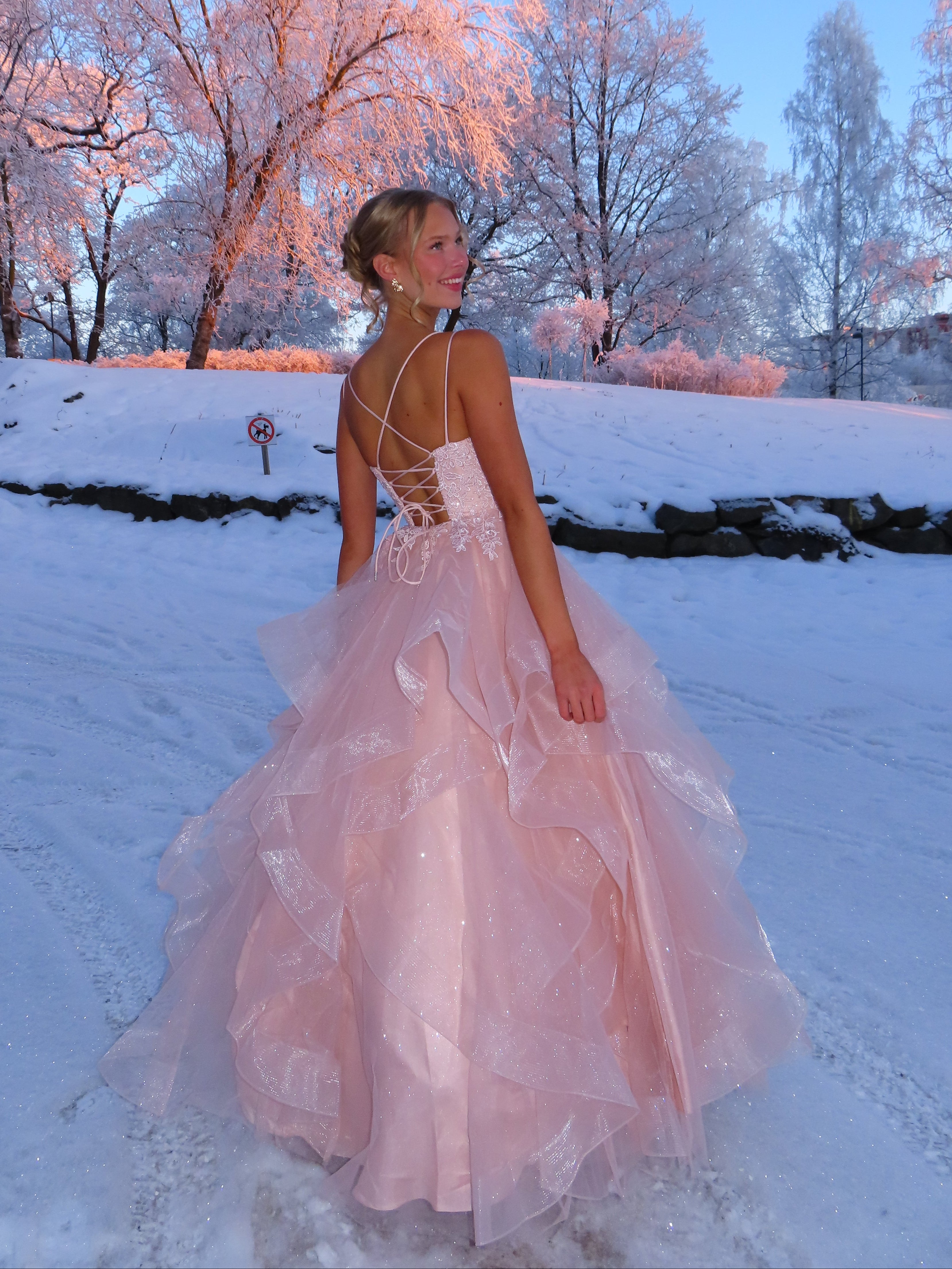 VANHOJENTANSSIMEKKO U4471P-STARLITE DUSTYPINK