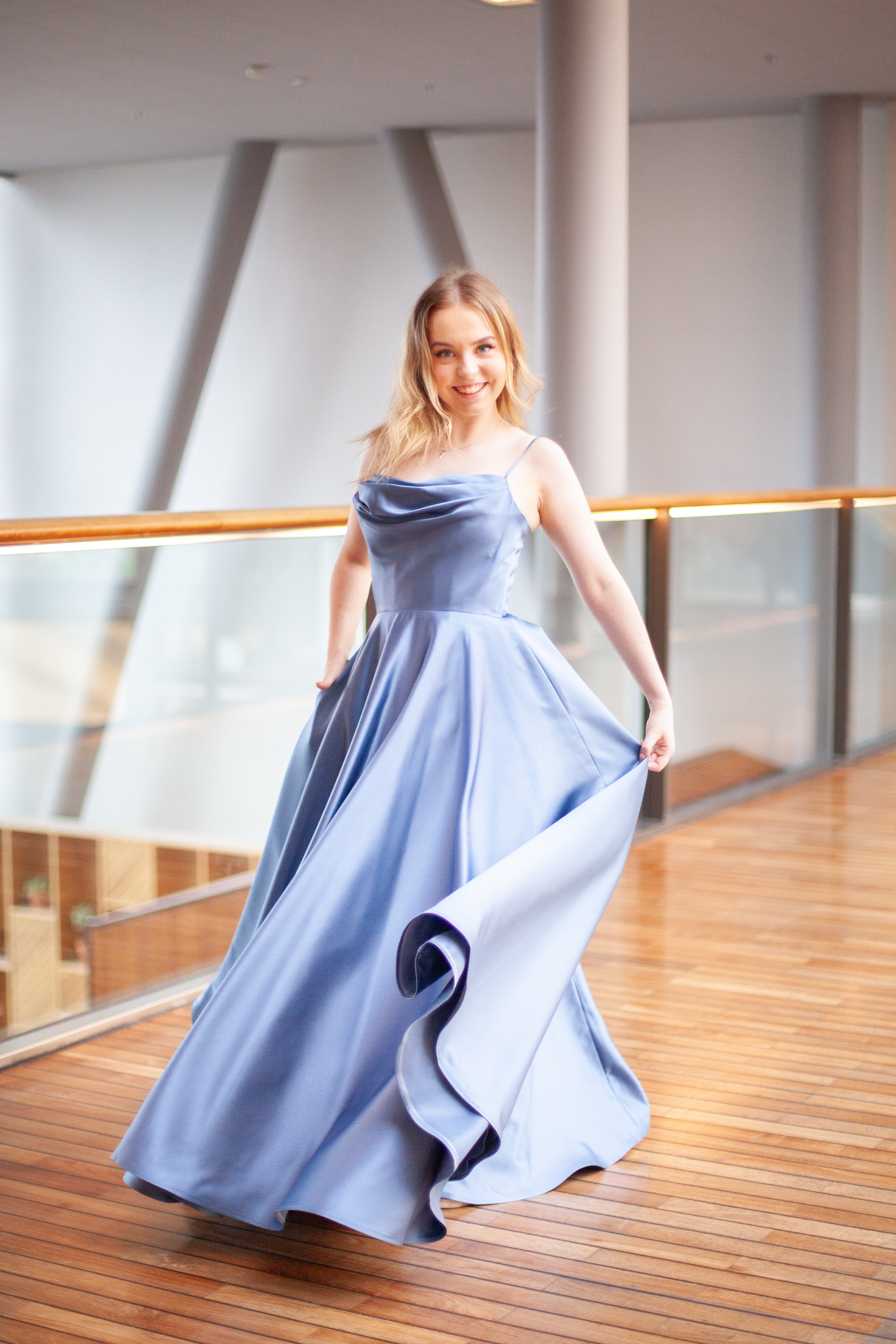 VANHOJENTANSSIMEKKO H4643P-AURORA STEEL BLUE