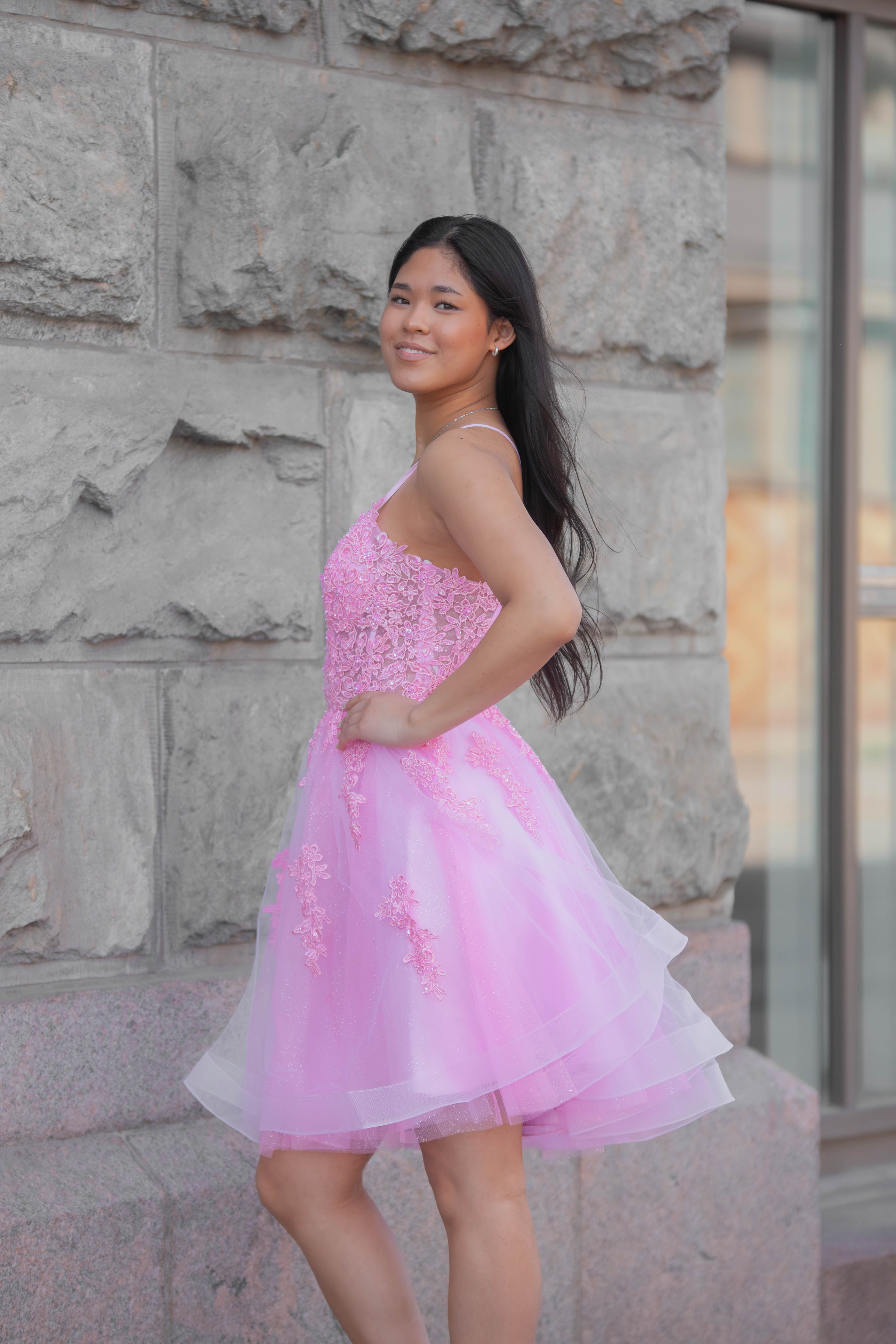 DRESS U4435S-STARLITE CANDYPINK