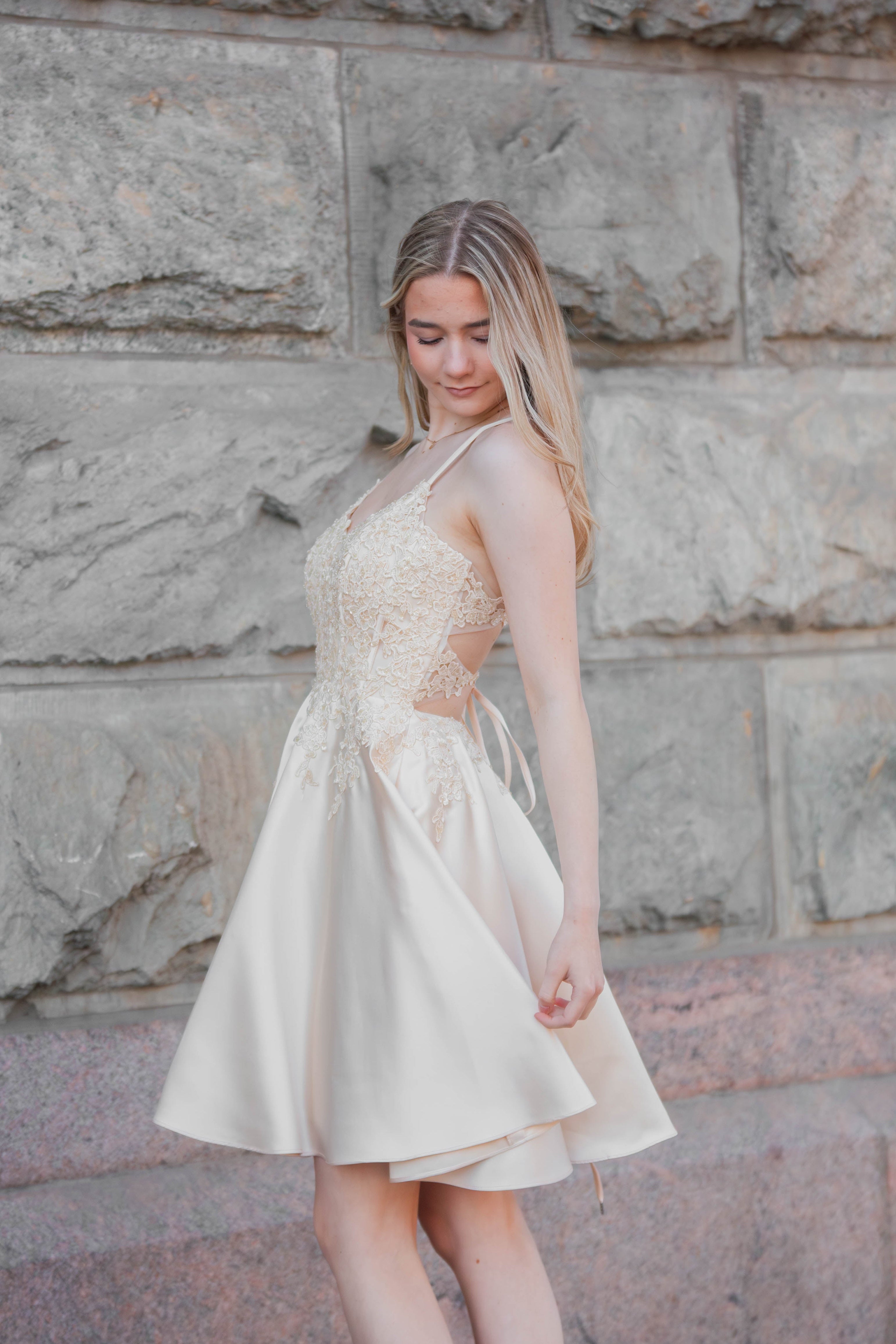 JUHLAMEKKO H6121SS-SATIN NUDE