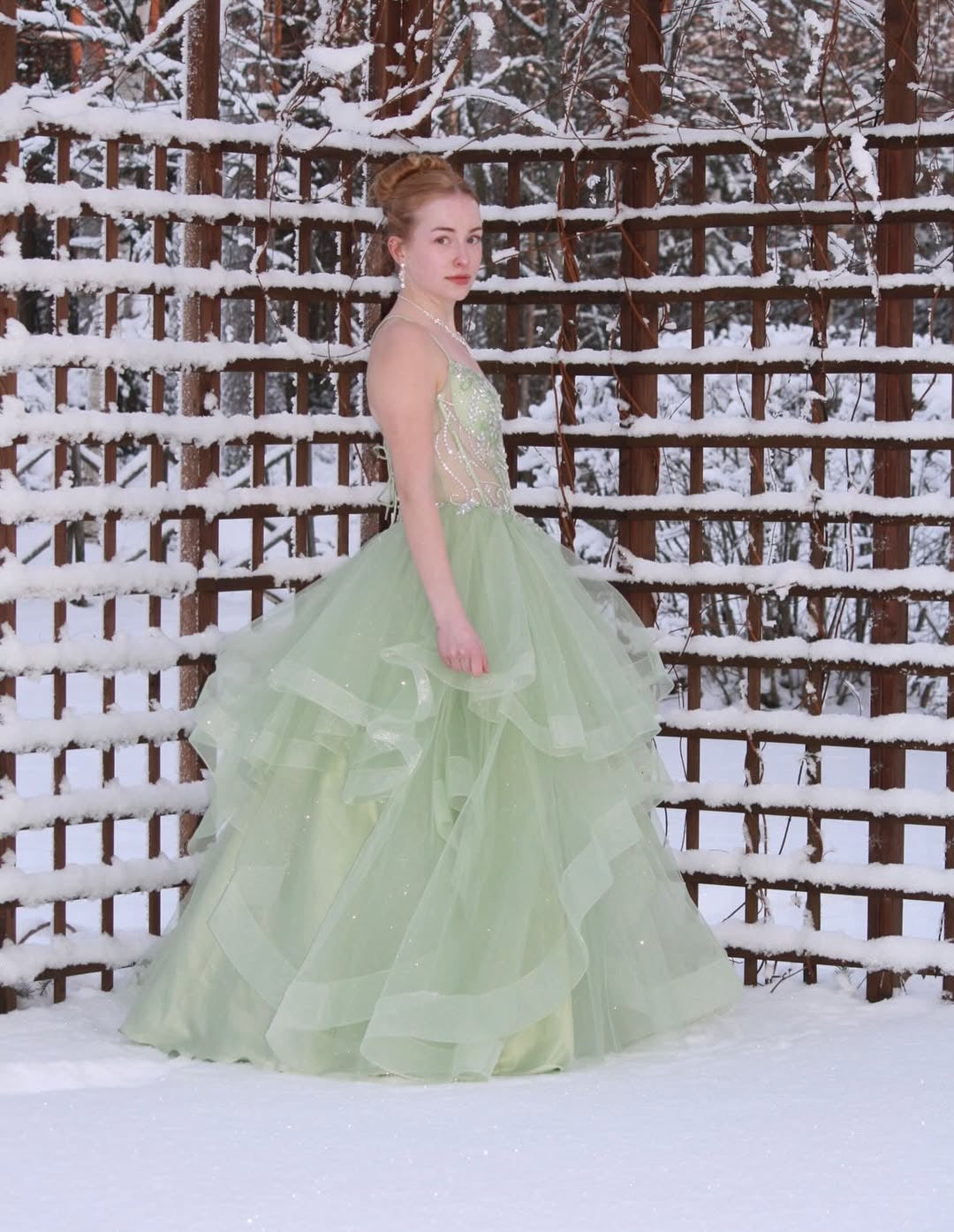 VANHOJENTANSSIMEKKO U4902P-STARLITE LIGHT GREEN