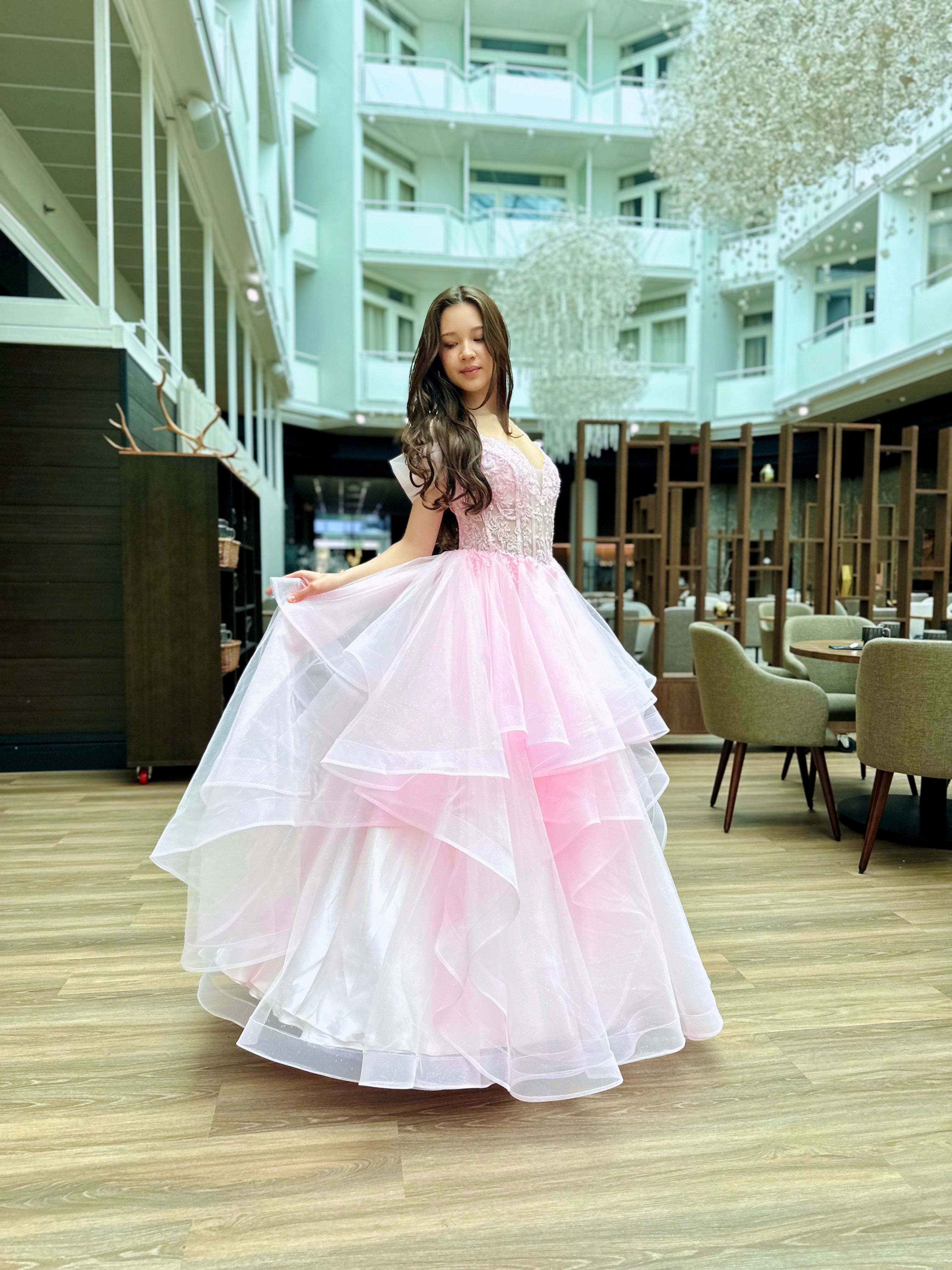 VANHOJENTANSSIMEKKO U6127P-STARLITE PINK