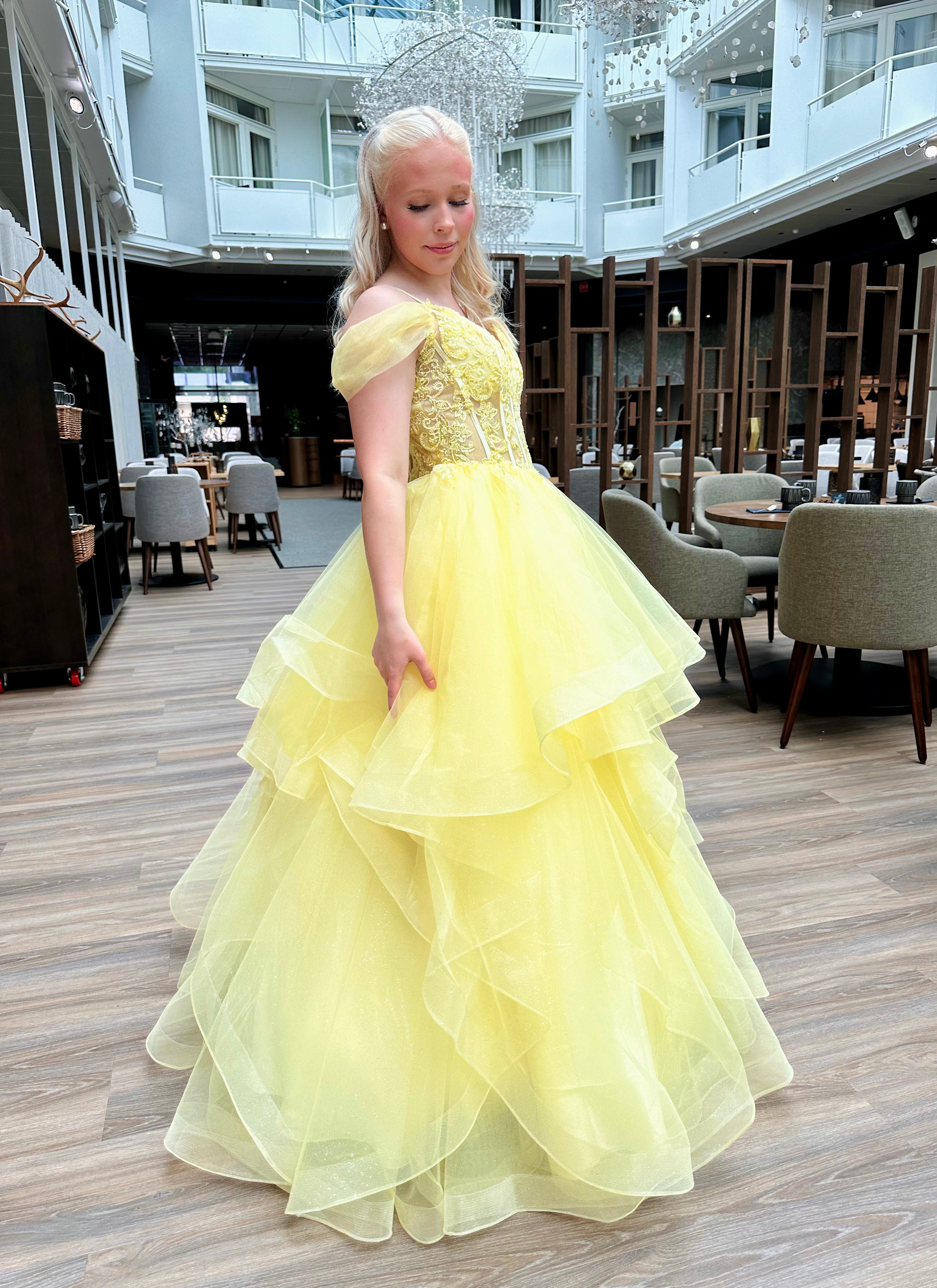 VANHOJENTANSSIMEKKO U6127P-STARLITE YELLOW
