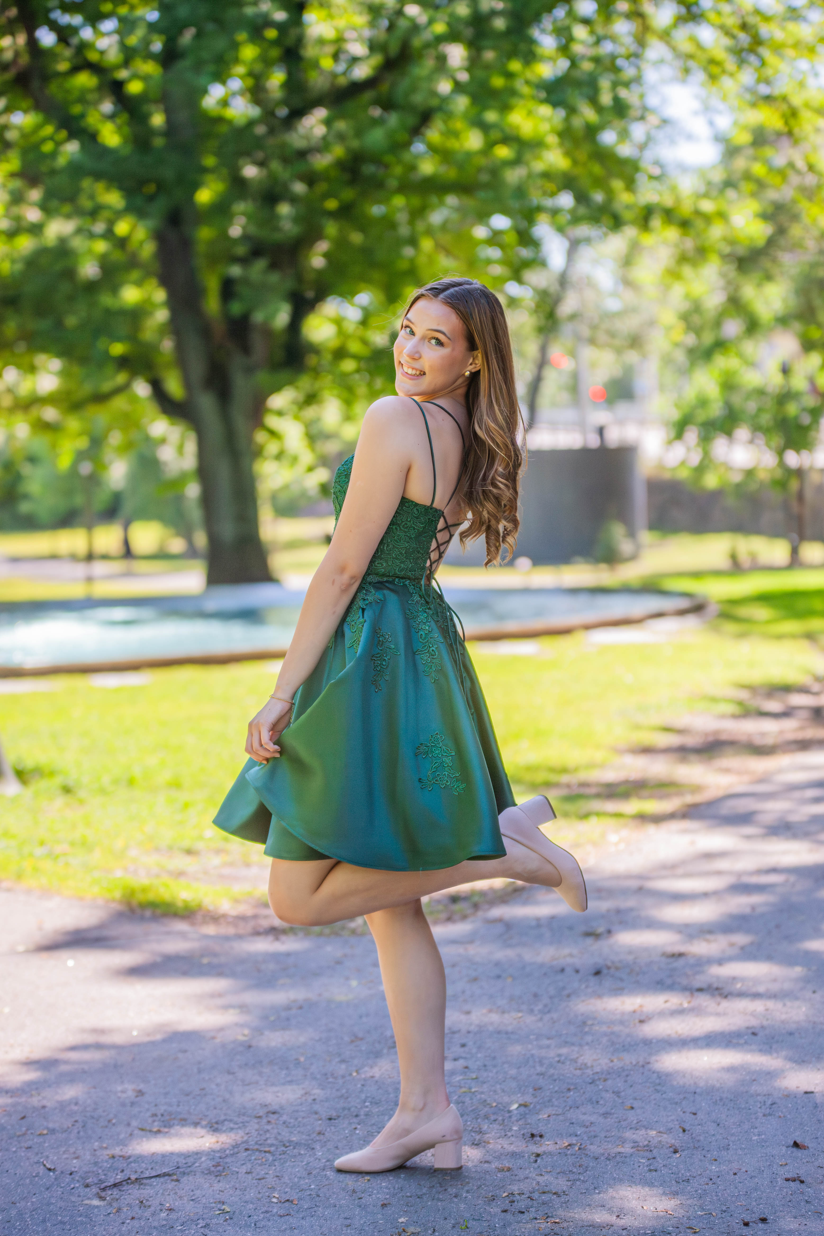 DRESS H4411S-SATIN PINE