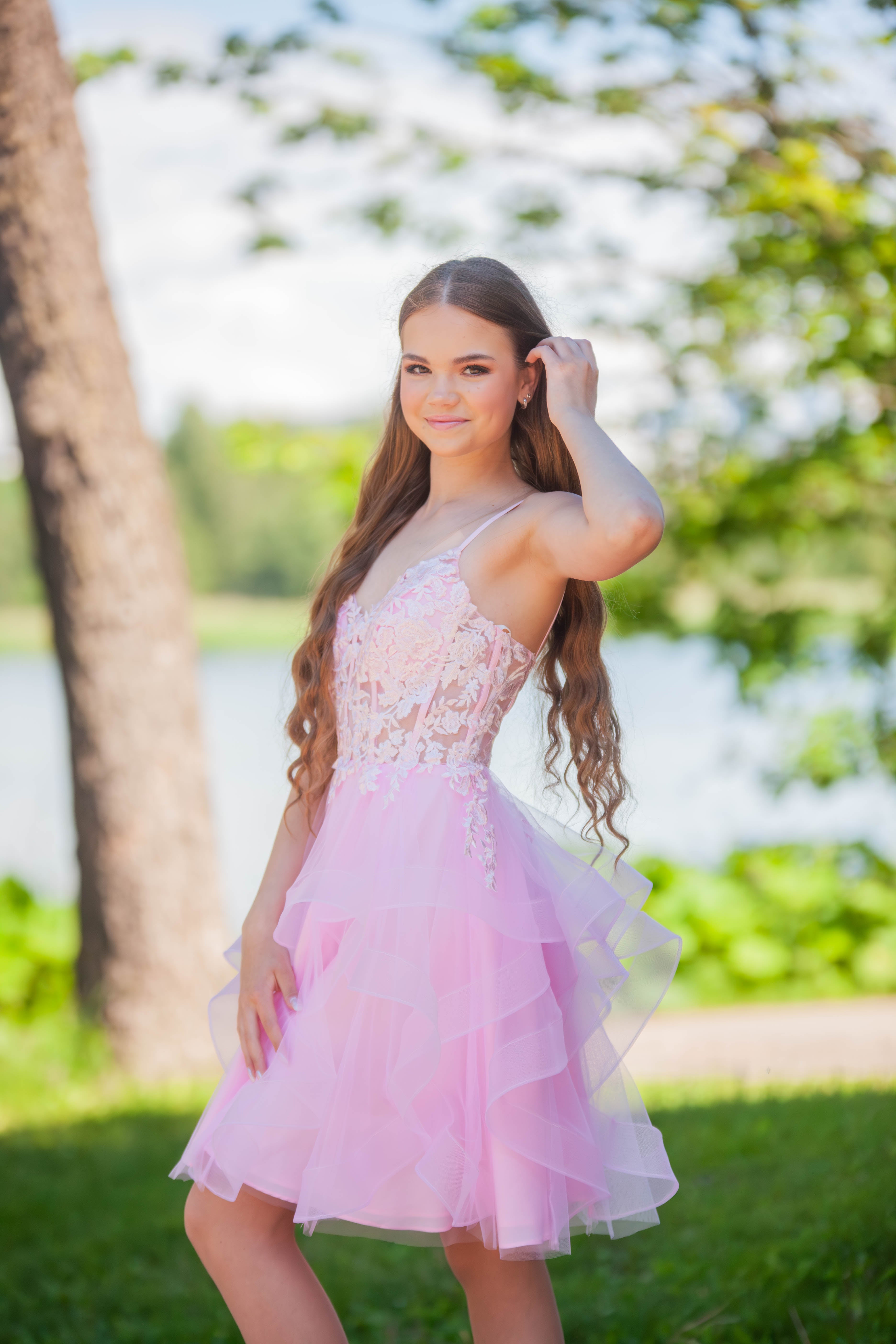 JUHLAMEKKO H6111S-TULLE ROSEPINK