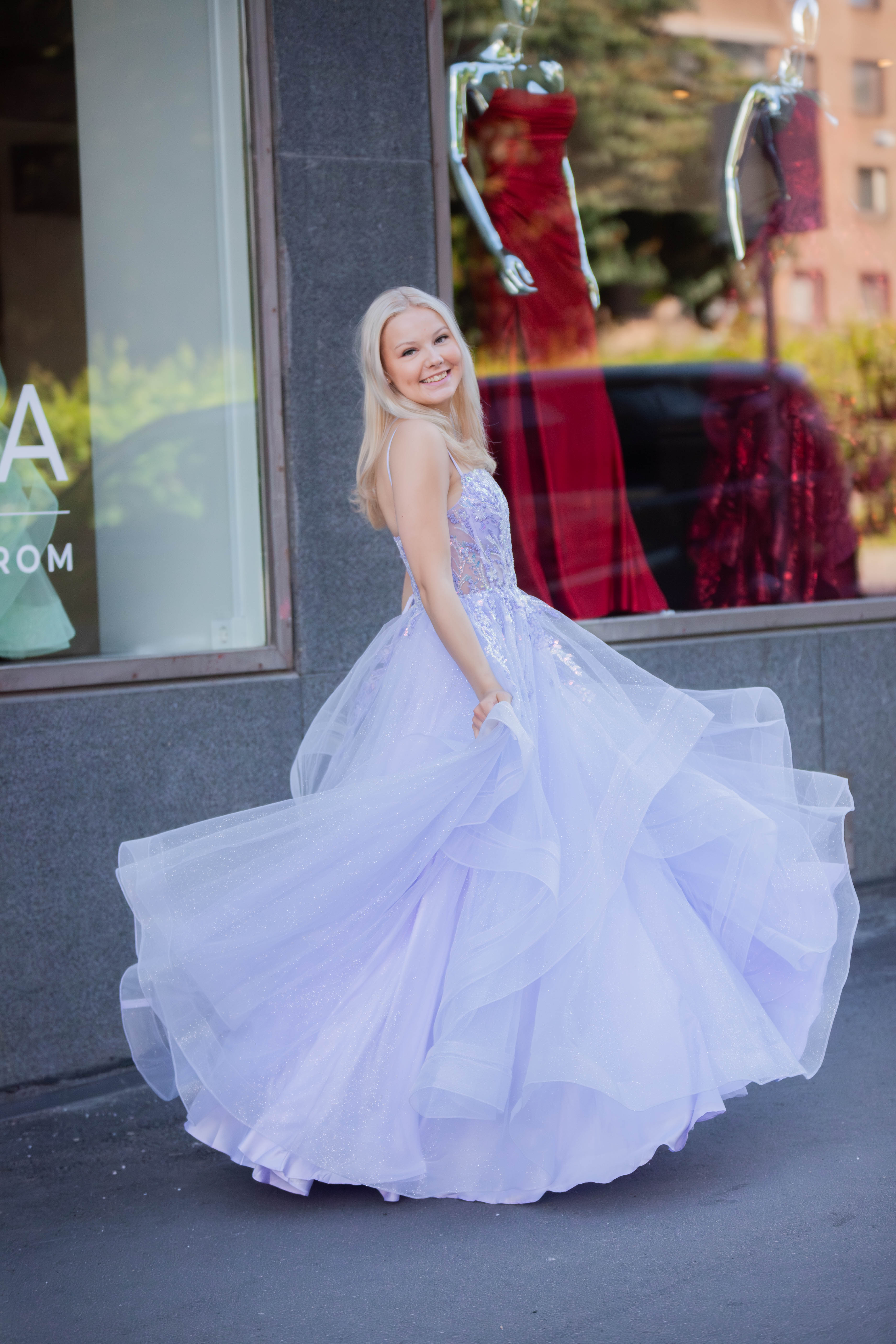 PROM DRESS ANASTASIA LILAC