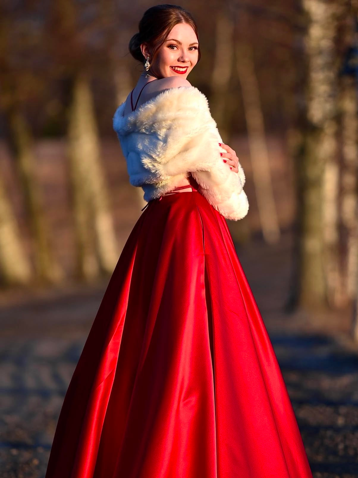 PROM DRESS H4370P-SPECIAL RED
