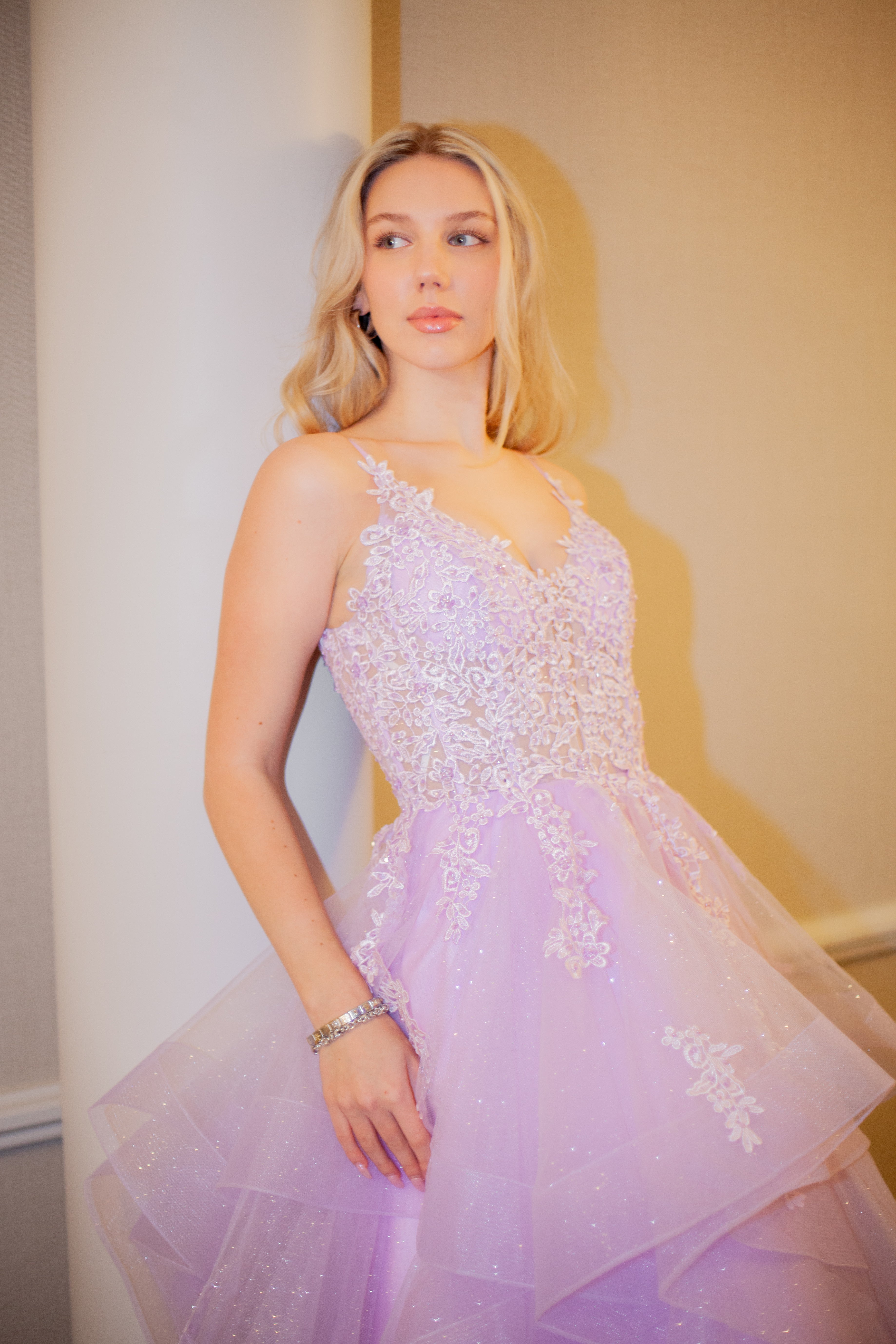 VANHOJENTANSSIMEKKO U4673PS-STRLITE LAVENDER