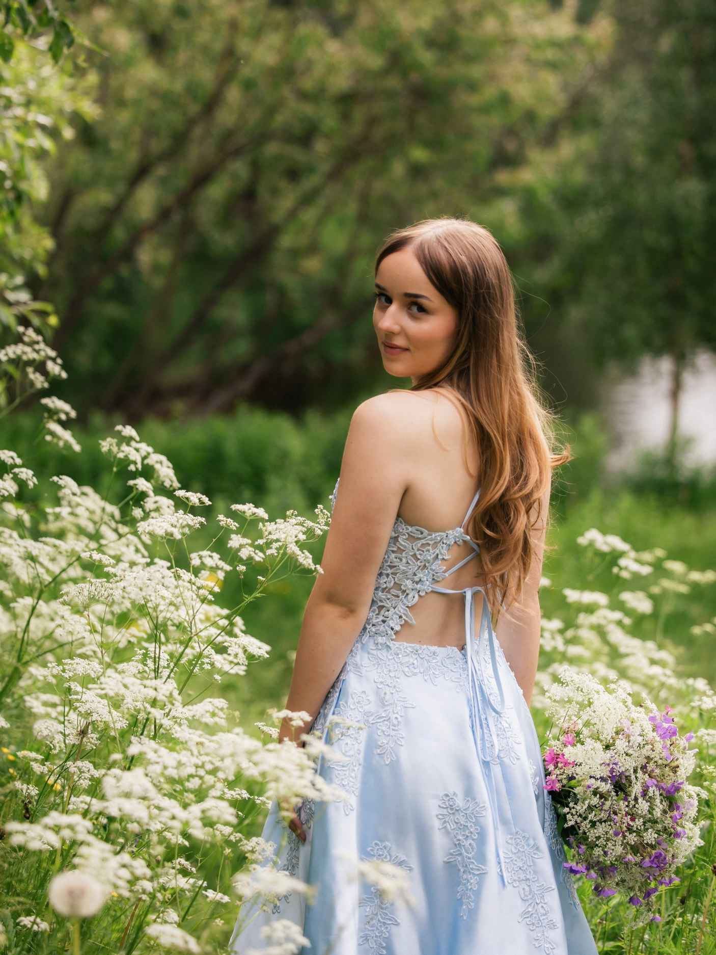 JUHLAMEKKO H4435S-SATIN ICEBLUE