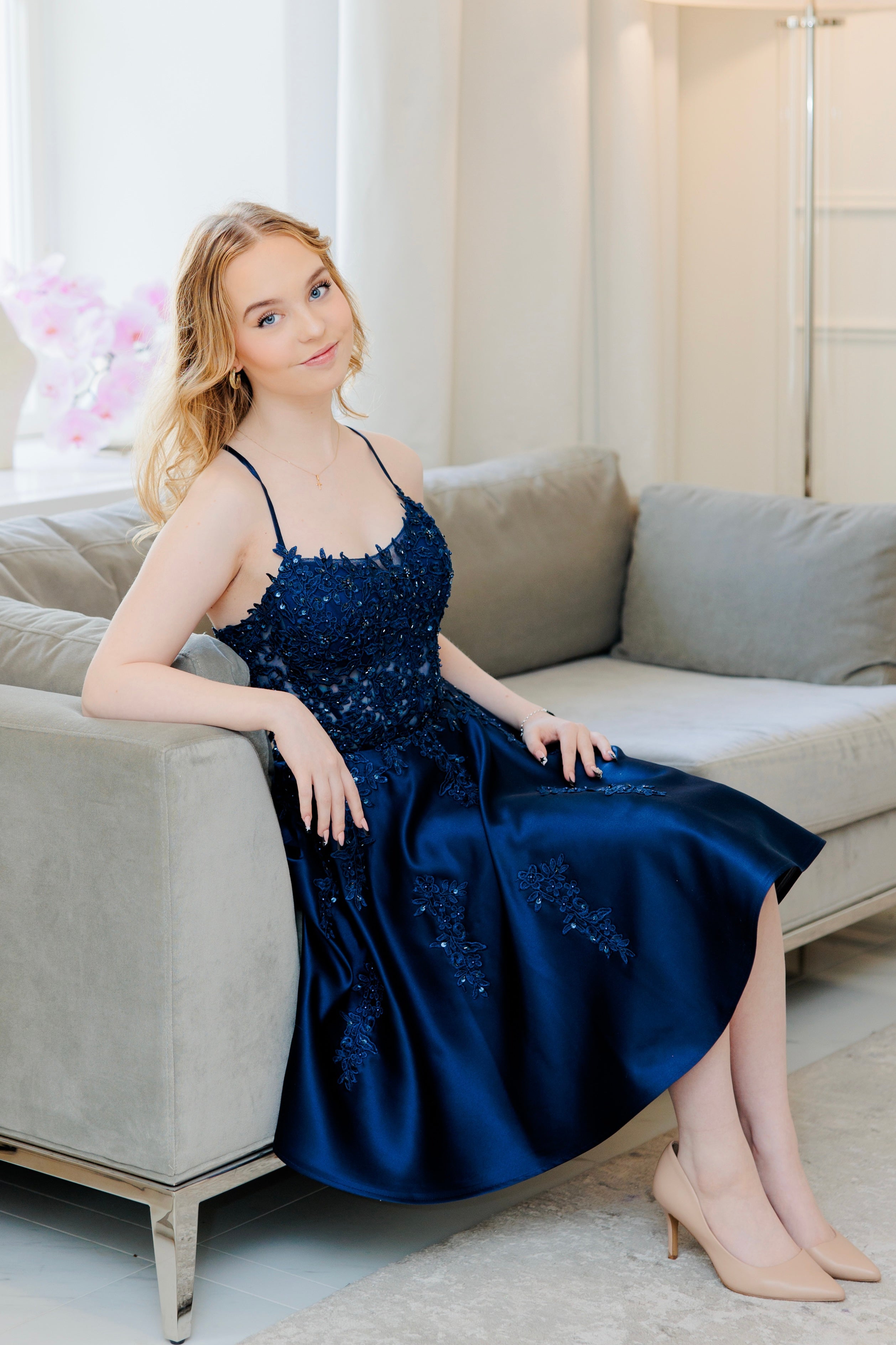 JUHLAMEKKO H4435S-SATIN MIDNIGHT