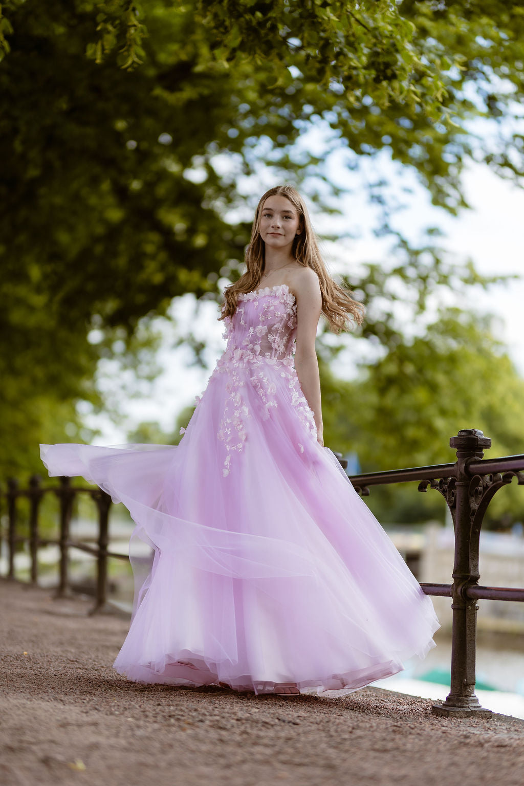 PROM DRESS "LAURA" U4882P-TULLE ORCHID
