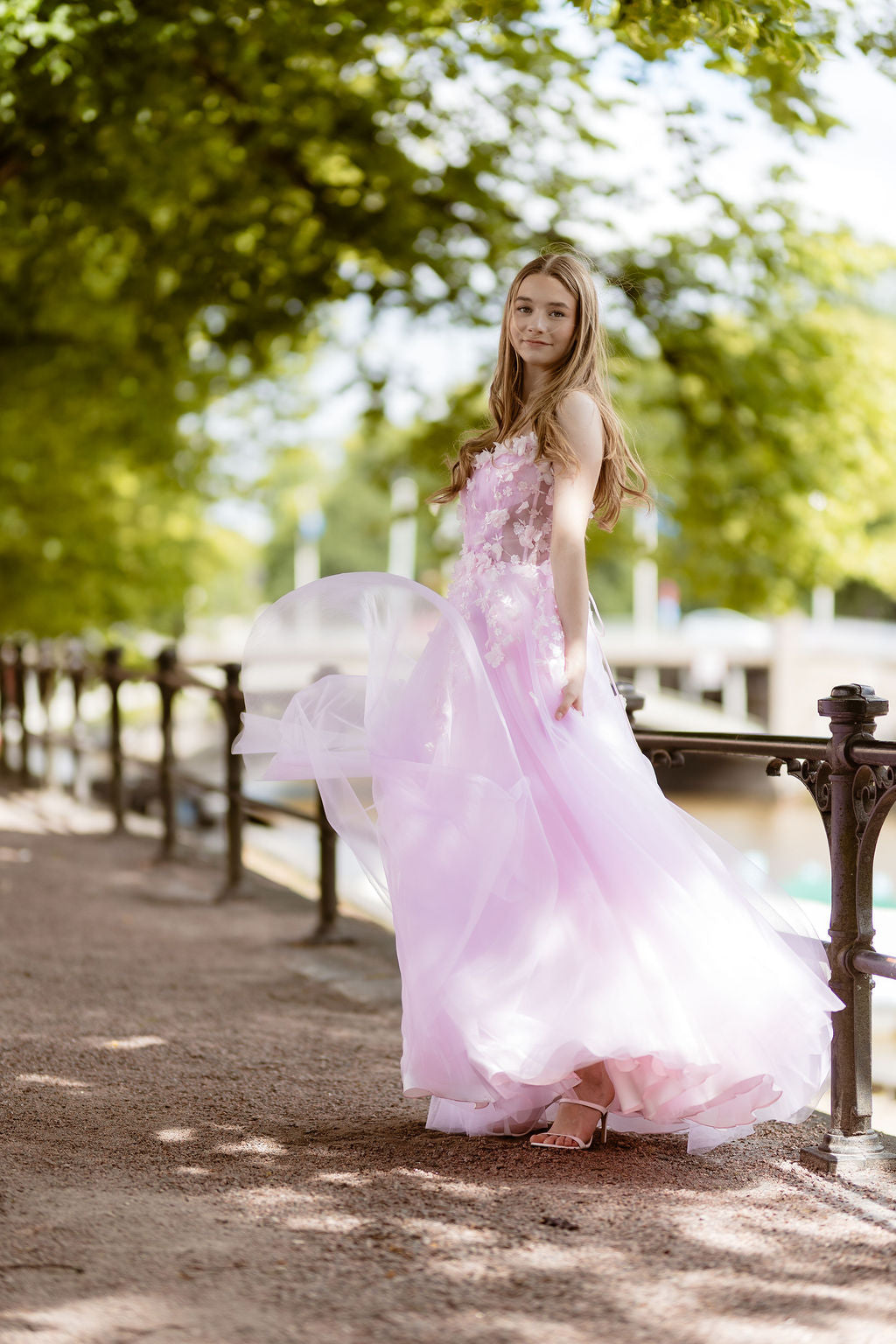 PROM DRESS "LAURA" U4882P-TULLE ORCHID