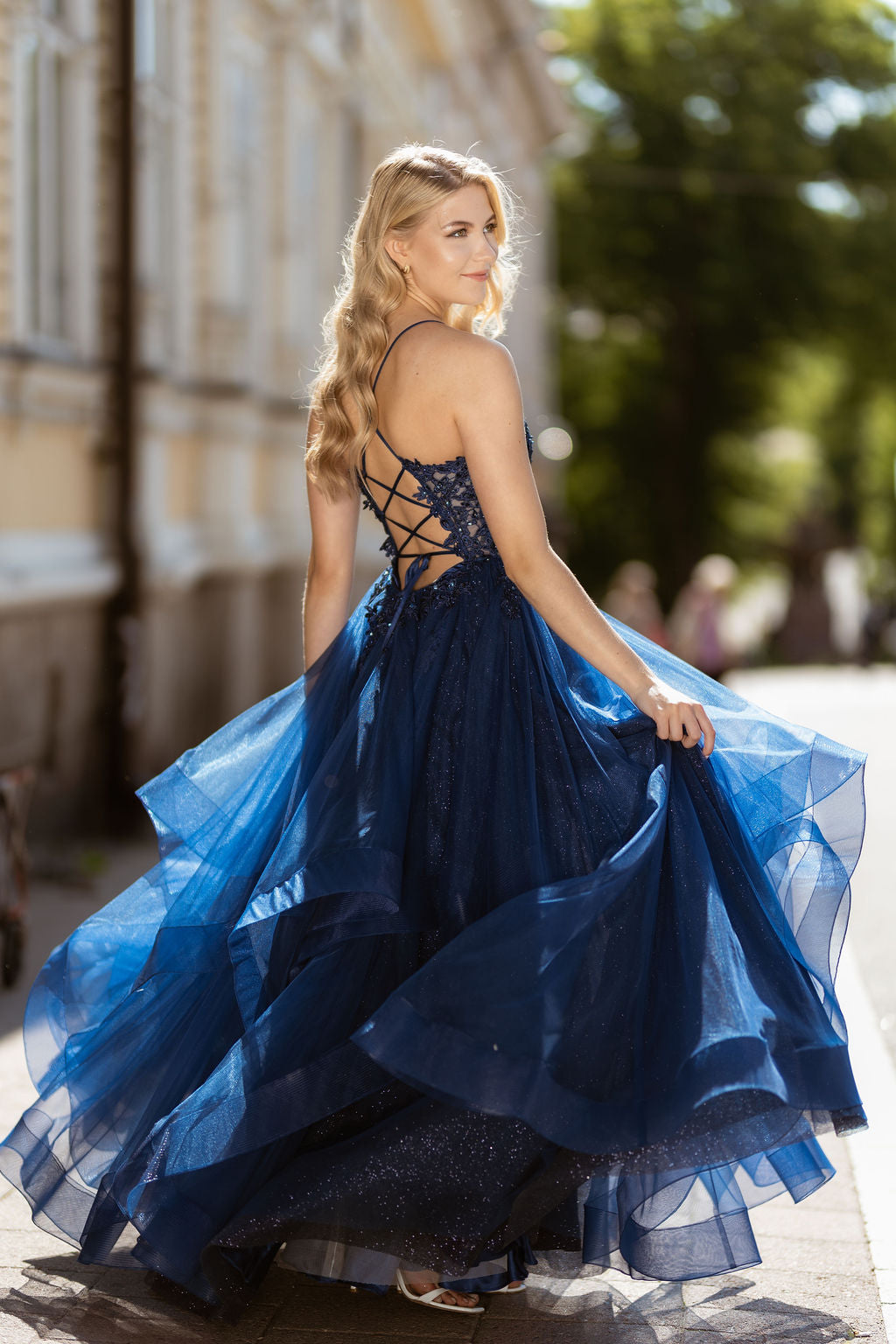 VANHOJENTANSSIMEKKO U4705P-CRYSTAL NAVY