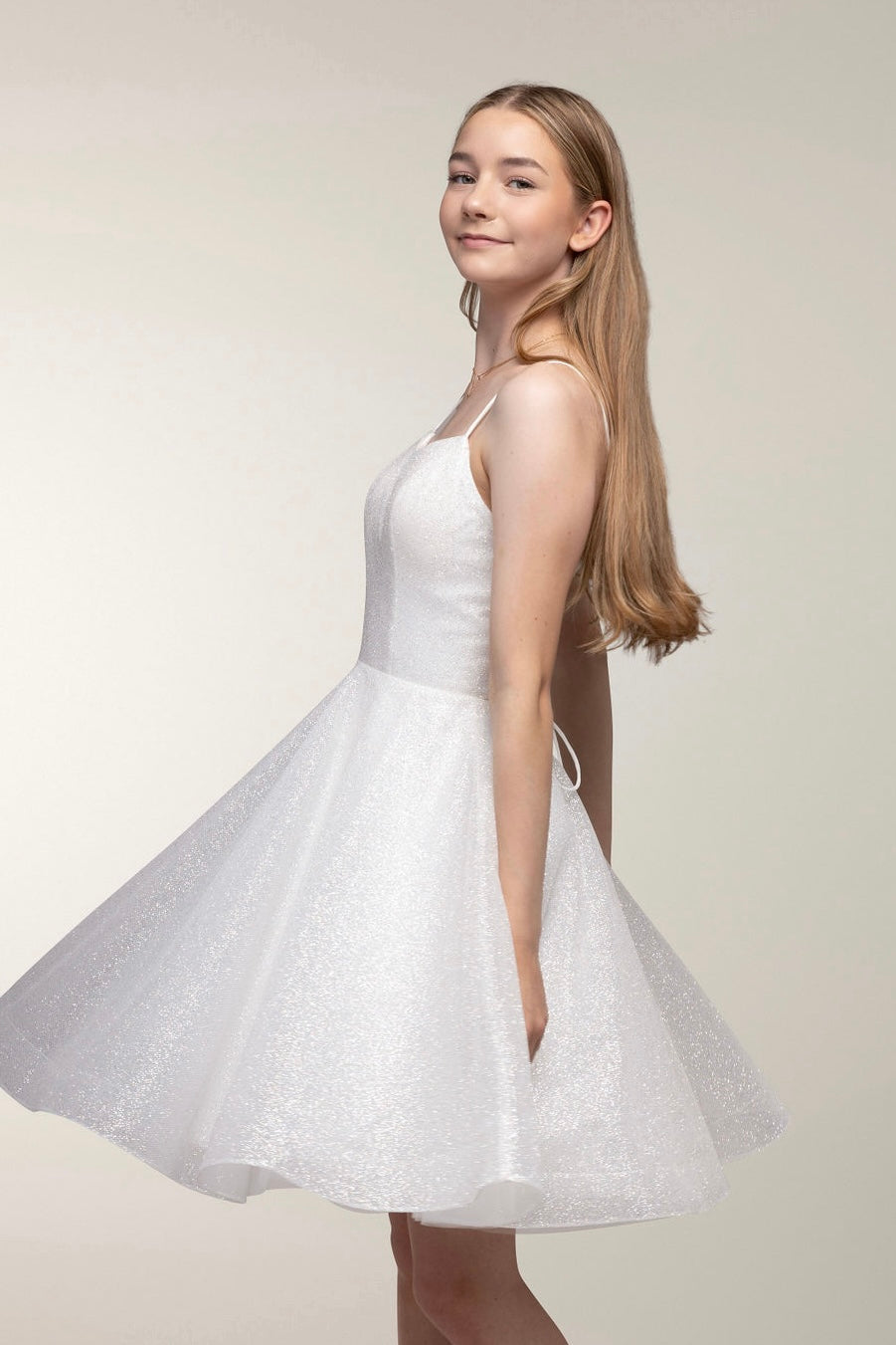 DRESS U4442S-CRYSTAL IVORY