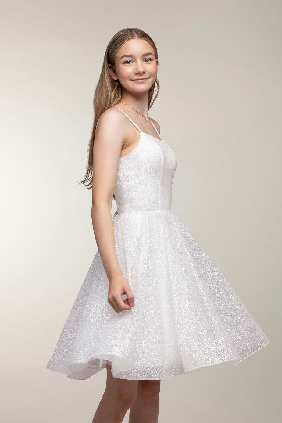 DRESS U4442S-CRYSTAL IVORY