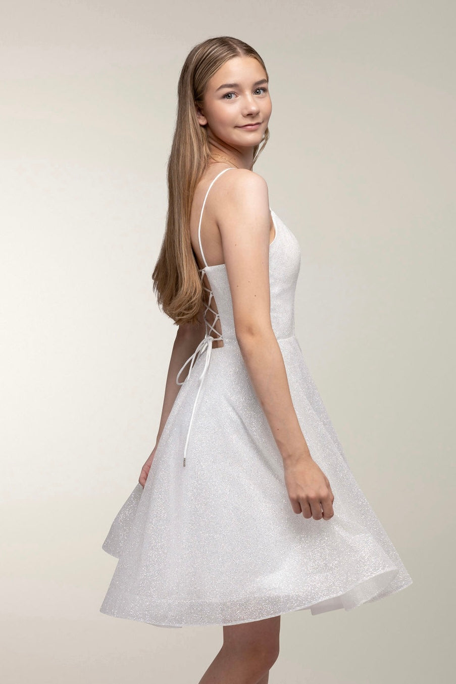 DRESS U4442S-CRYSTAL IVORY