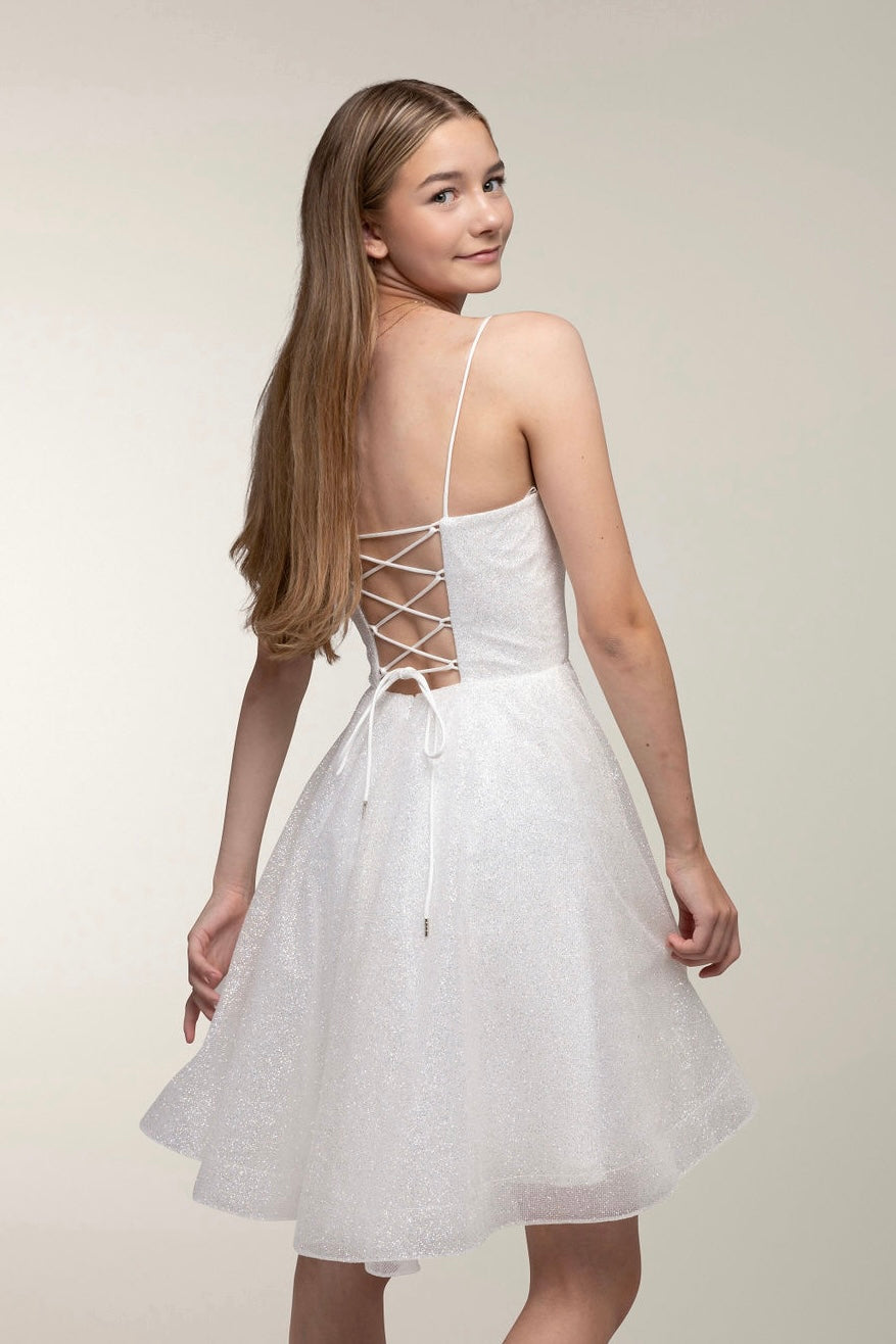 DRESS U4442S-CRYSTAL IVORY